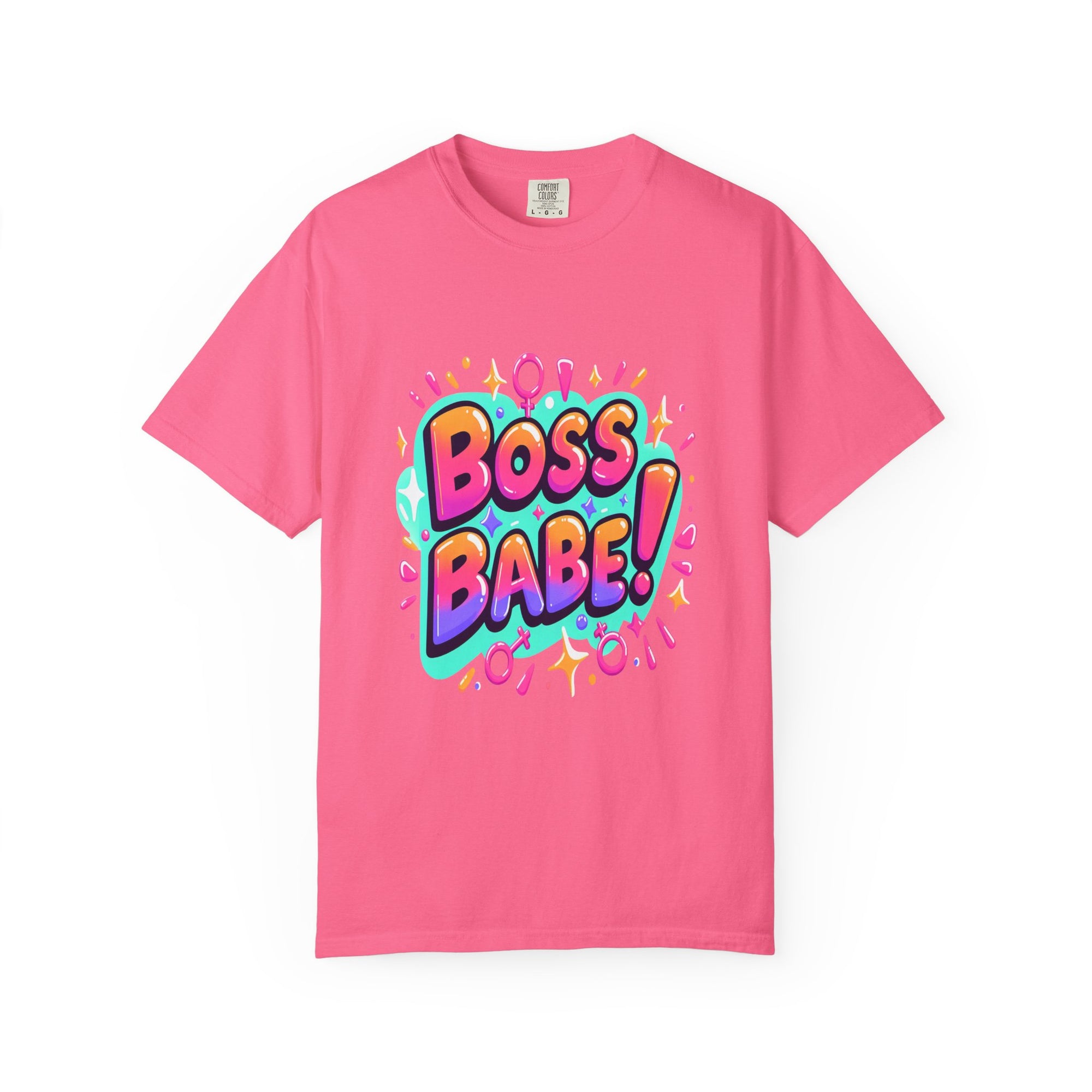 Unisex Garment-Dyed Boss Babe T-shirt