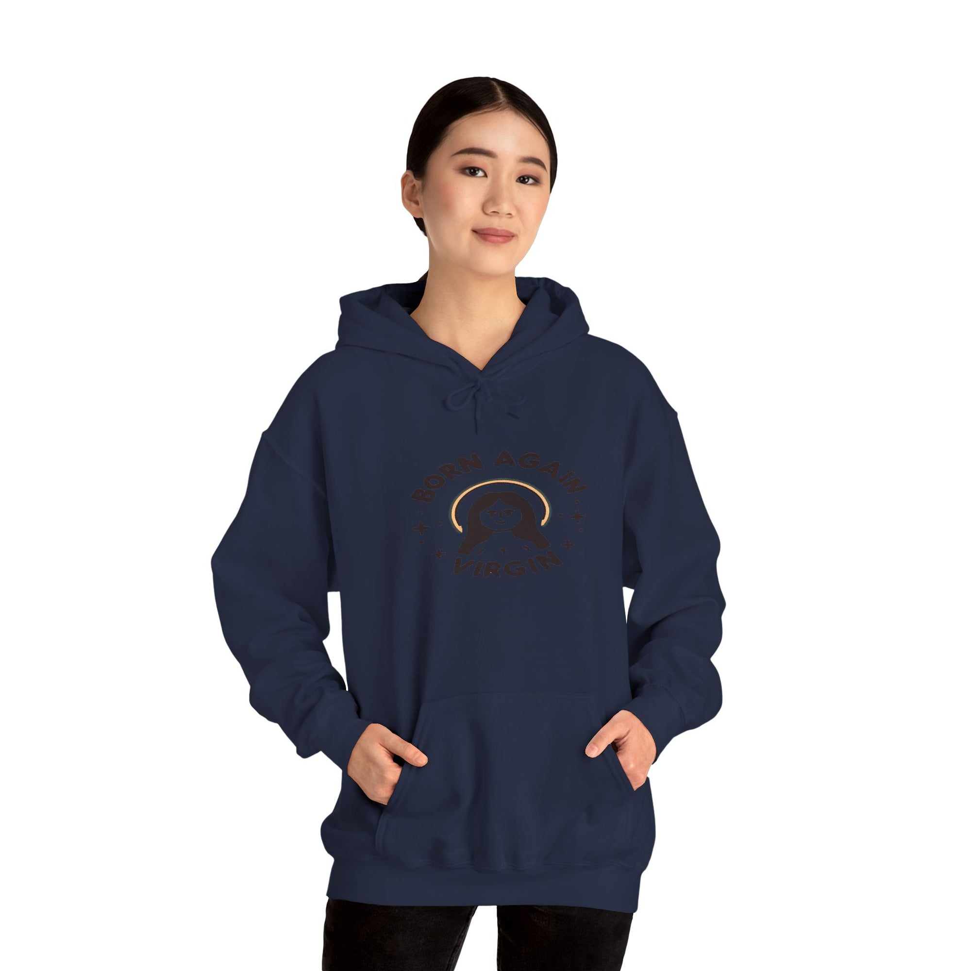 Unisex Heavy Blend™ Born Again Virgin Hoodie