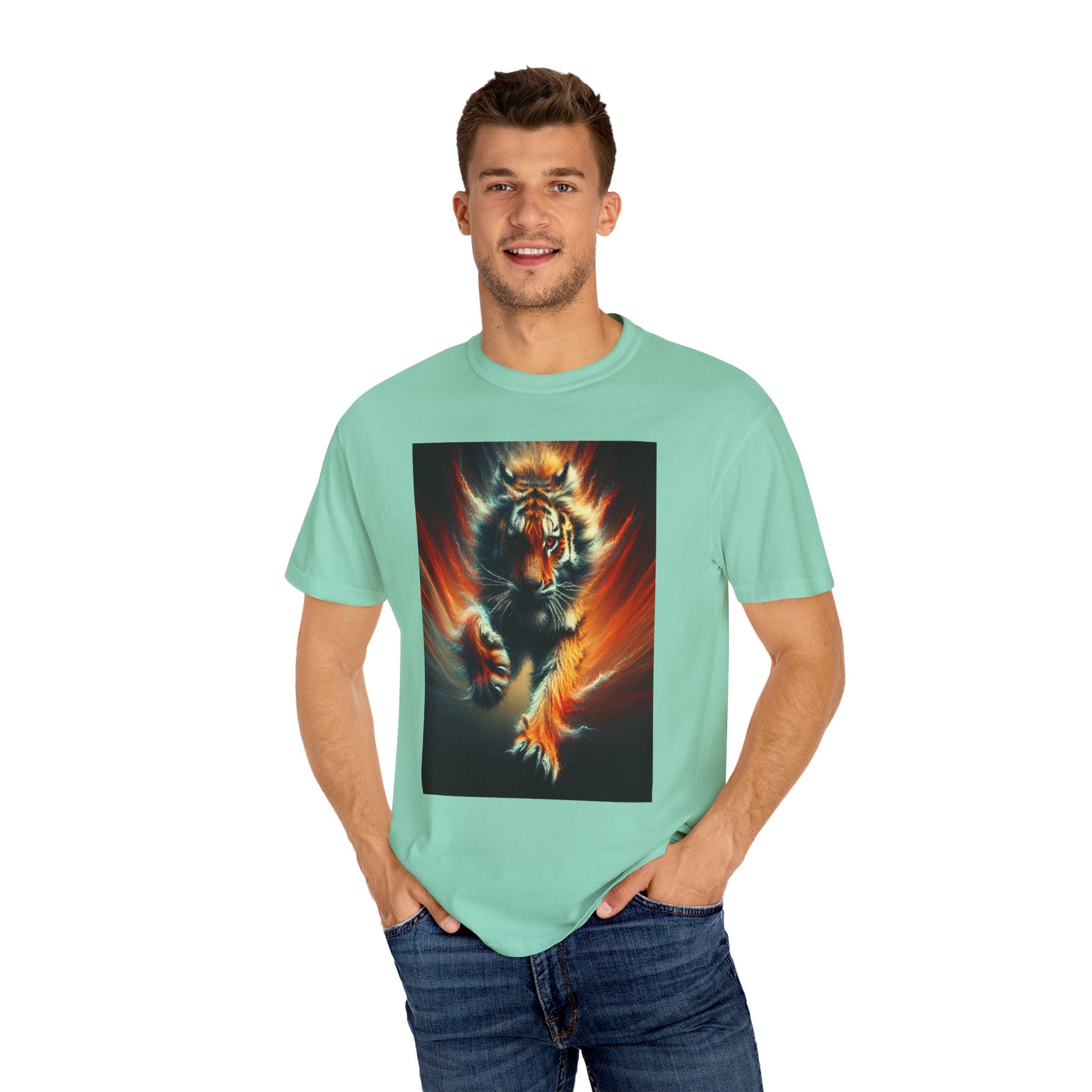 Unisex Tiger Graphic Printed T-shirt
