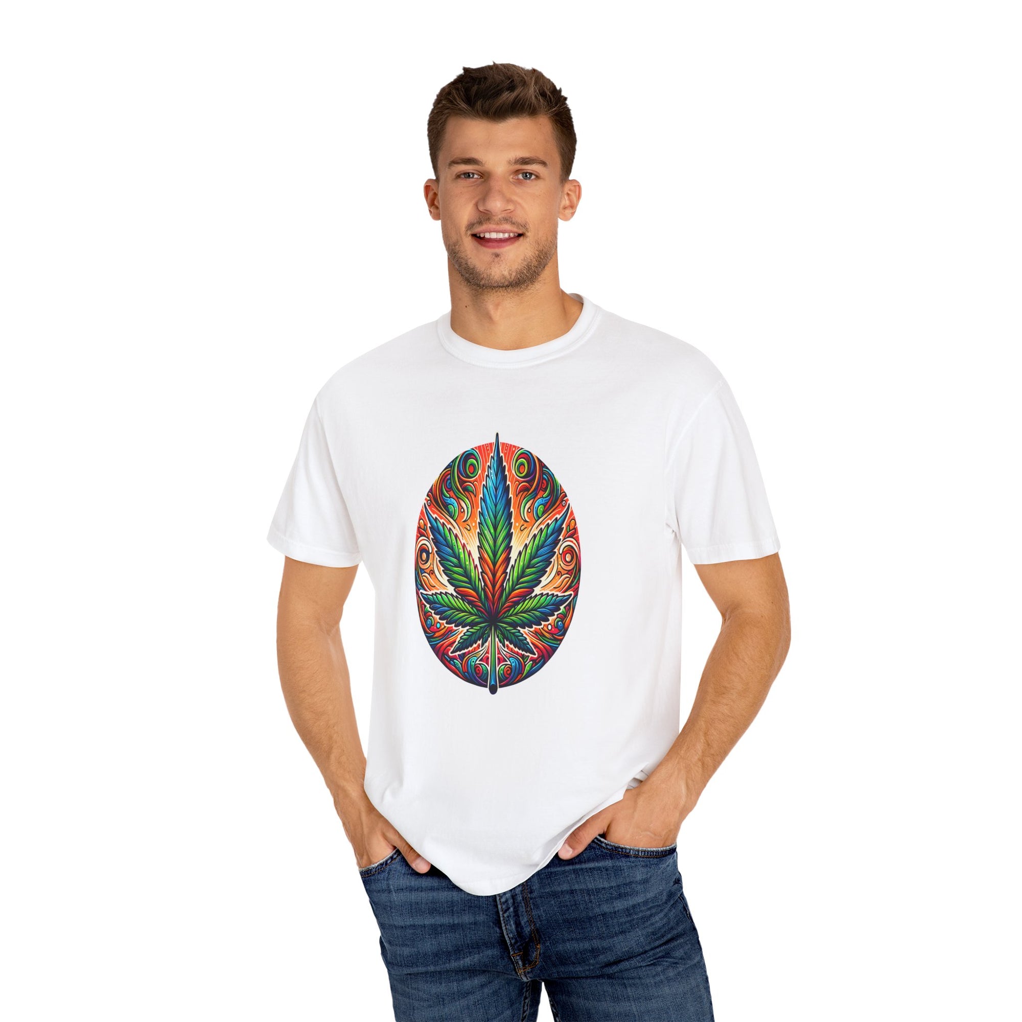 Unisex Cannabis Graphic Printed T-shirt