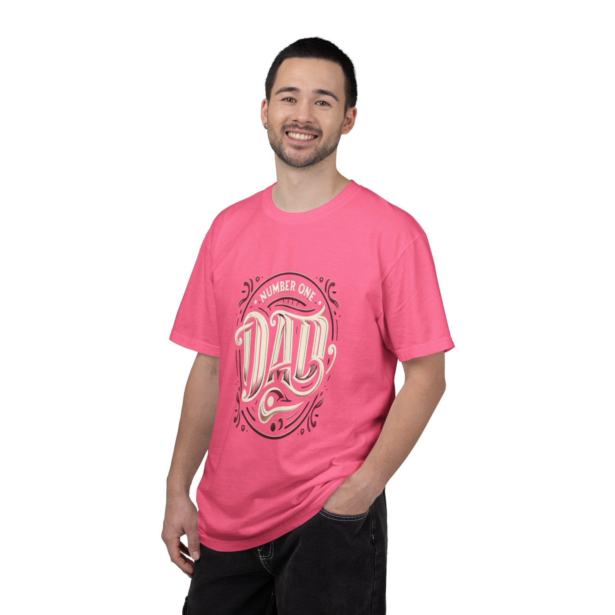 Unisex Garment-Dyed Number One Dad T-shirt