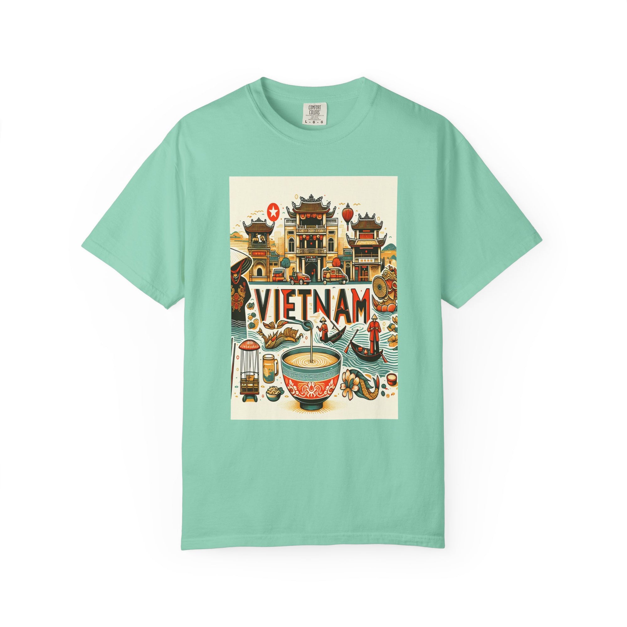 Unisex Vietnam Printed T-shirt