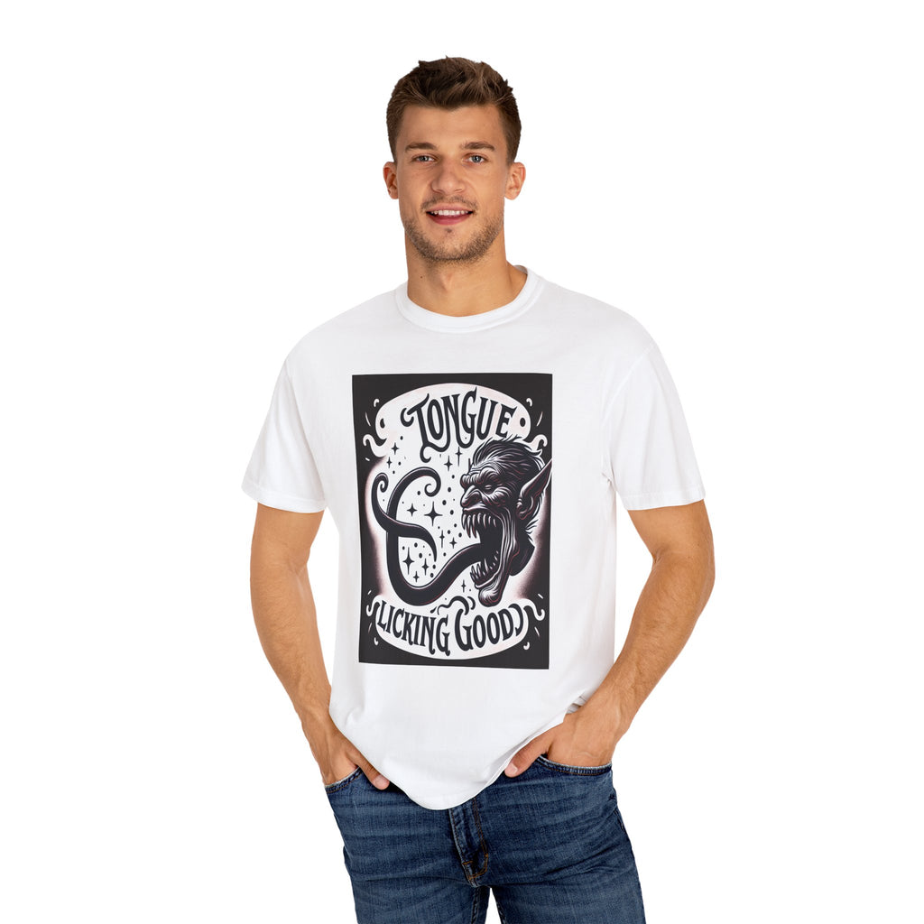 Unisex Monster Tongue Graphic Printed T-shirt