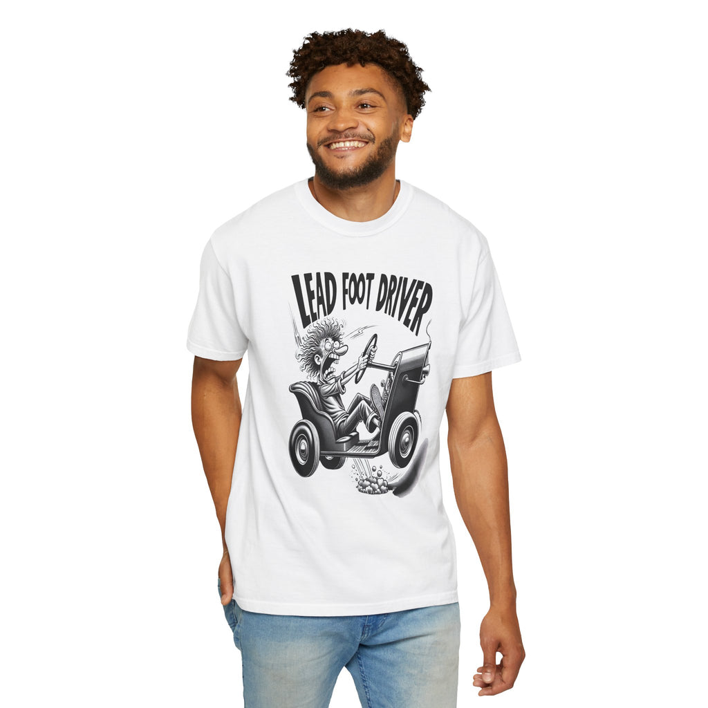 Unisex Lead Foot Driver Graphic Printed T-shirt