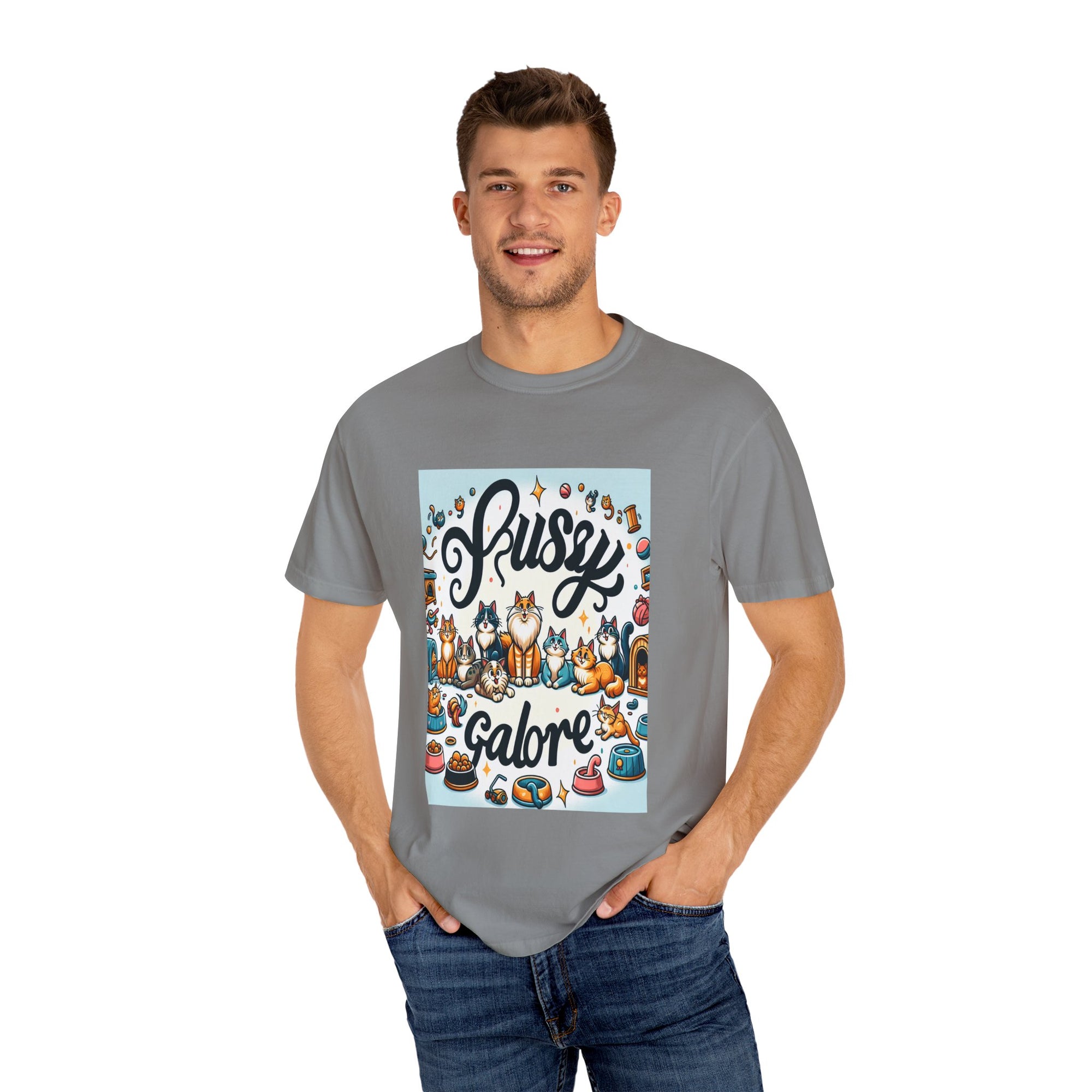 Unisex Pussy Galore Graphic Printed T-shirt