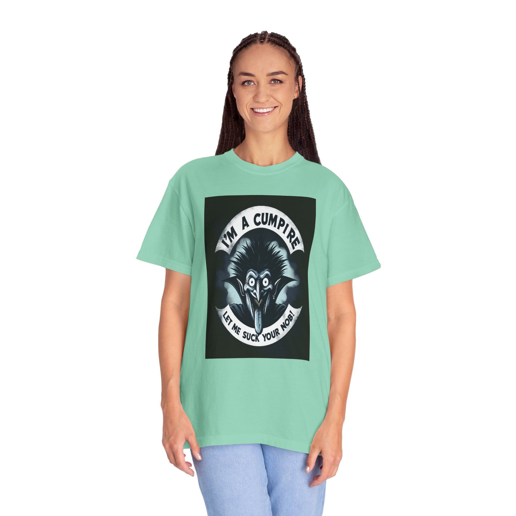 Unisex Rude Vampire Graphic Printed T-shirt