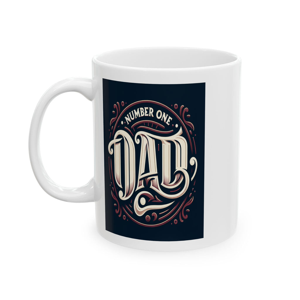 Number 1 Dad Ceramic Mug, (11oz)