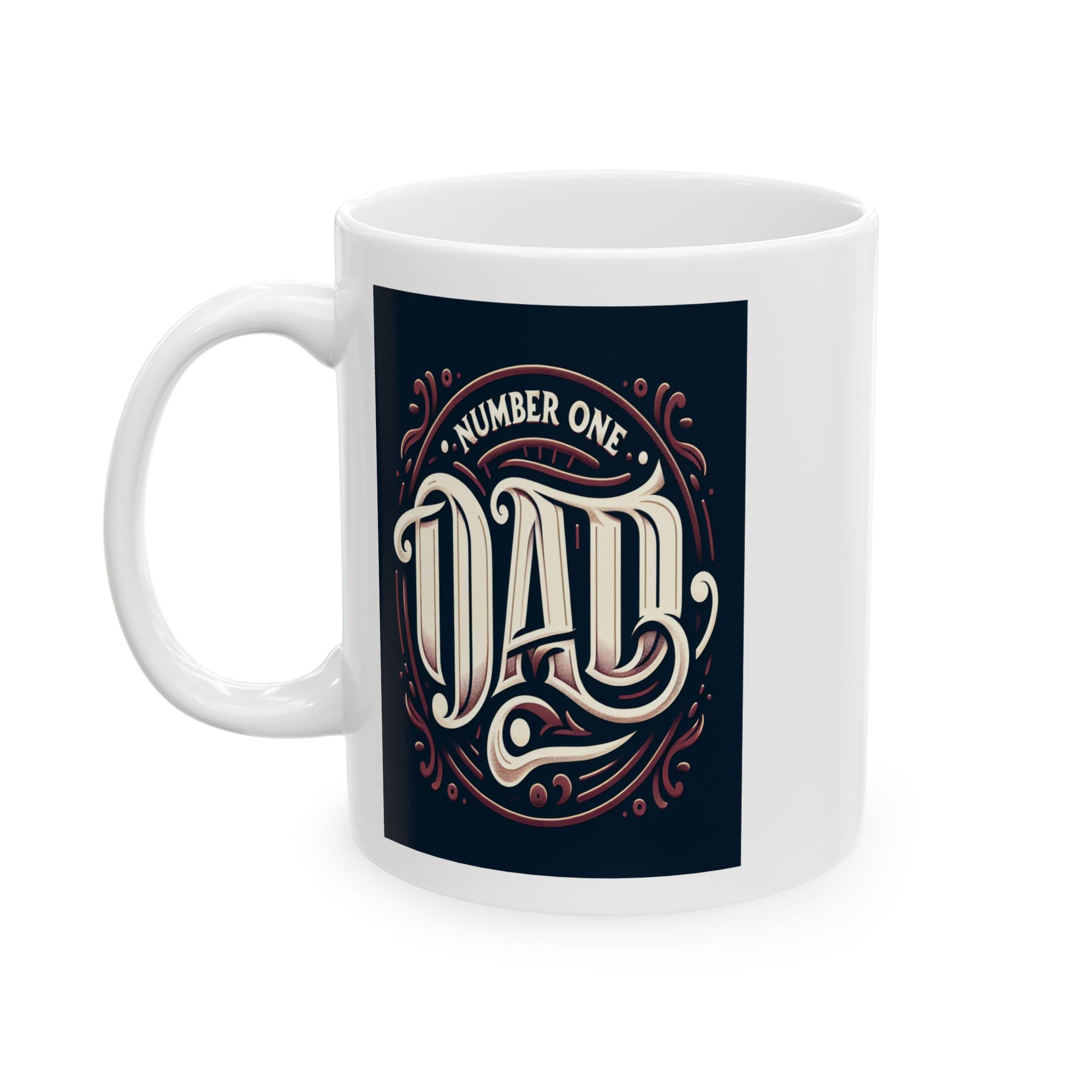 Number 1 Dad Ceramic Mug, (11oz)