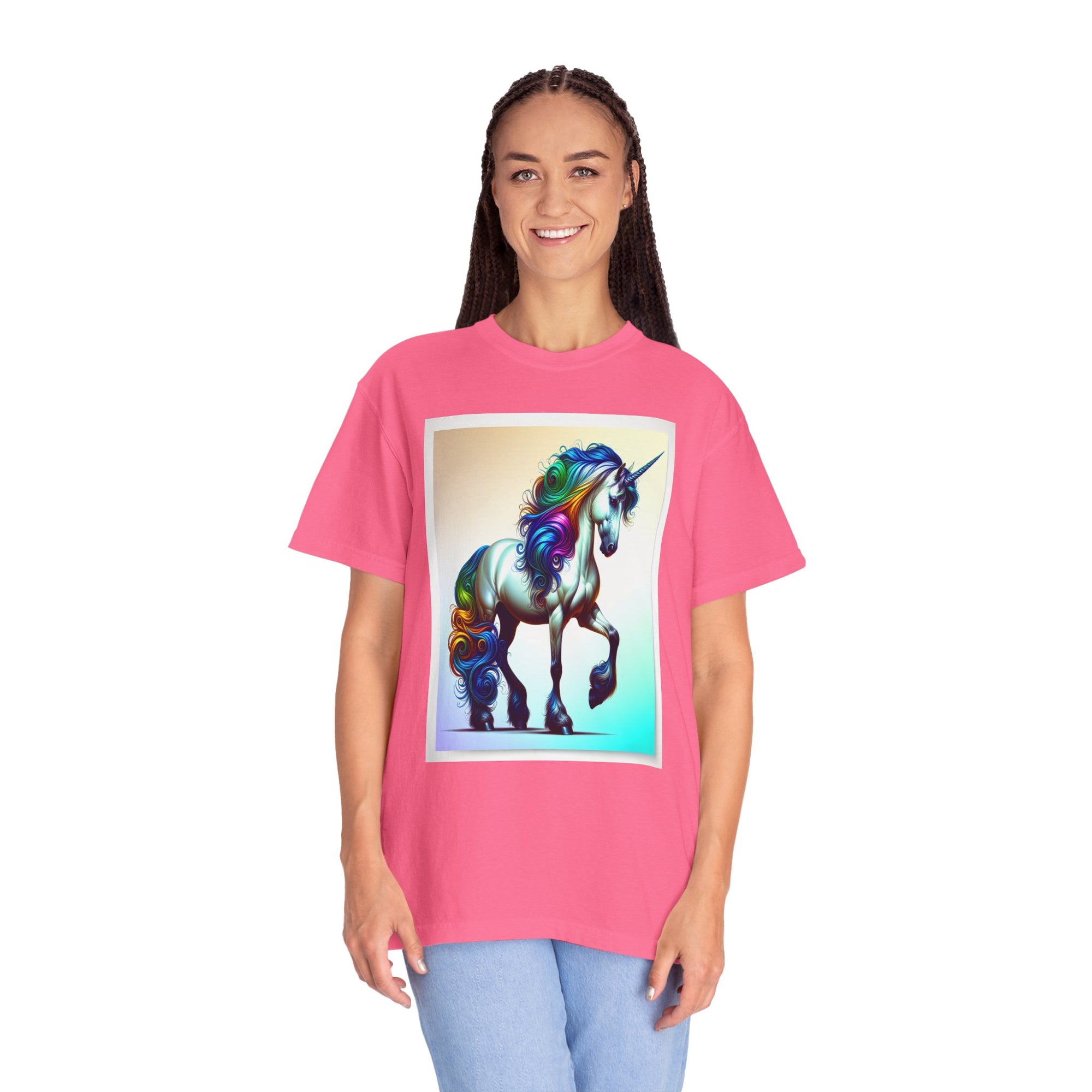 Unisex Unicorn Graphic Printed T-shirt