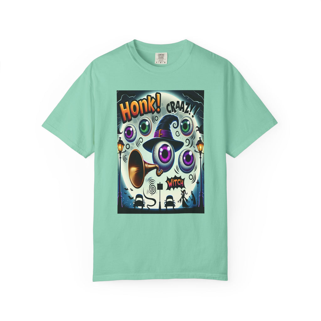 Unisex Crazy Witch Graphic Printed T-shirt