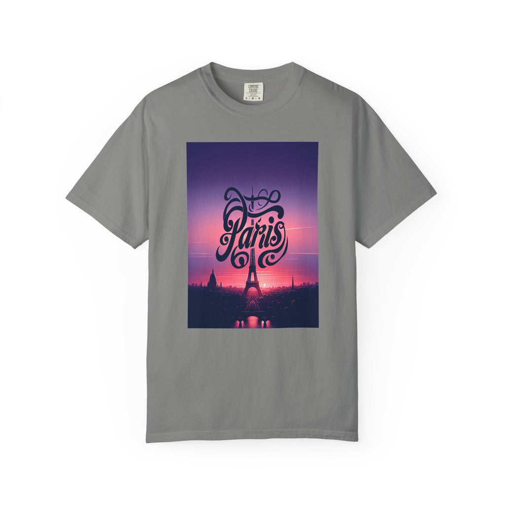 Unisex Paris Printed T-shirt