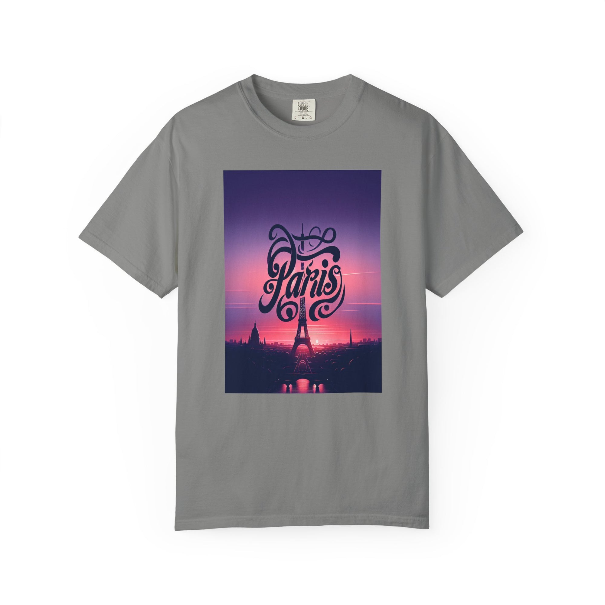 Unisex Paris Printed T-shirt