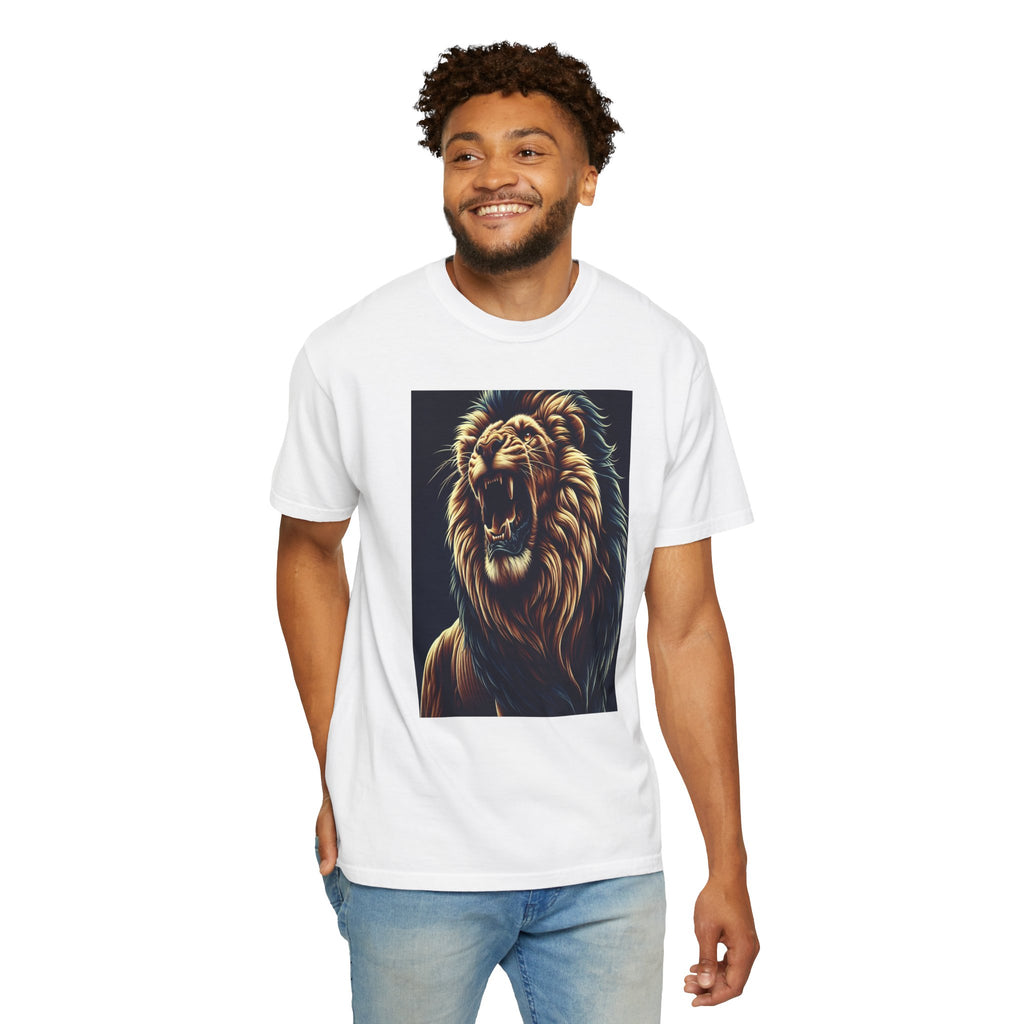 Unisex Lion Printed T-shirt