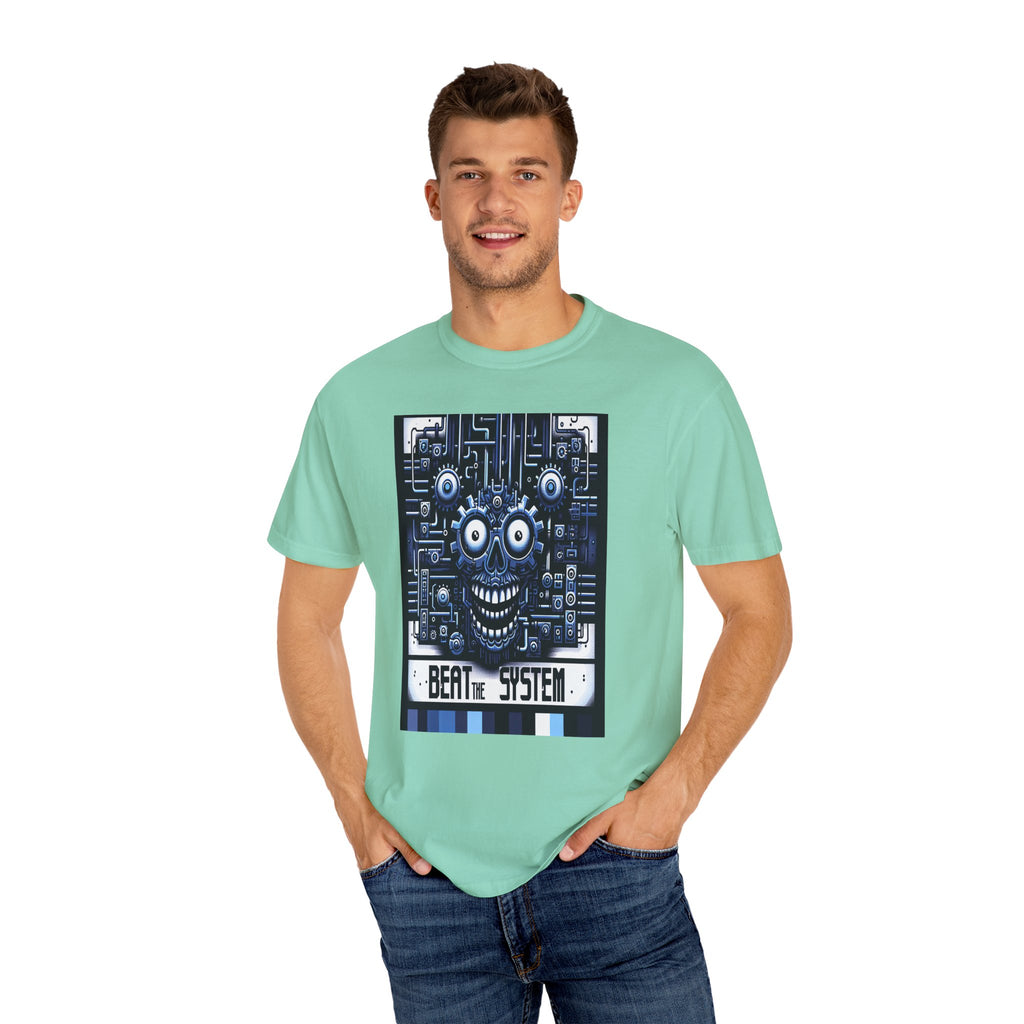 Unisex Beat the System Graphic Printed T-shirt