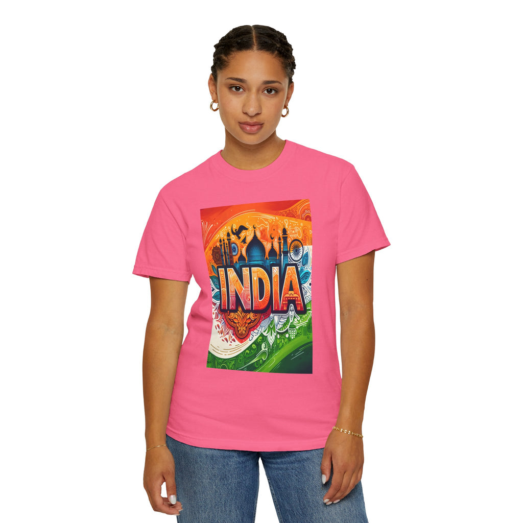 Unisex India Printed T-shirt