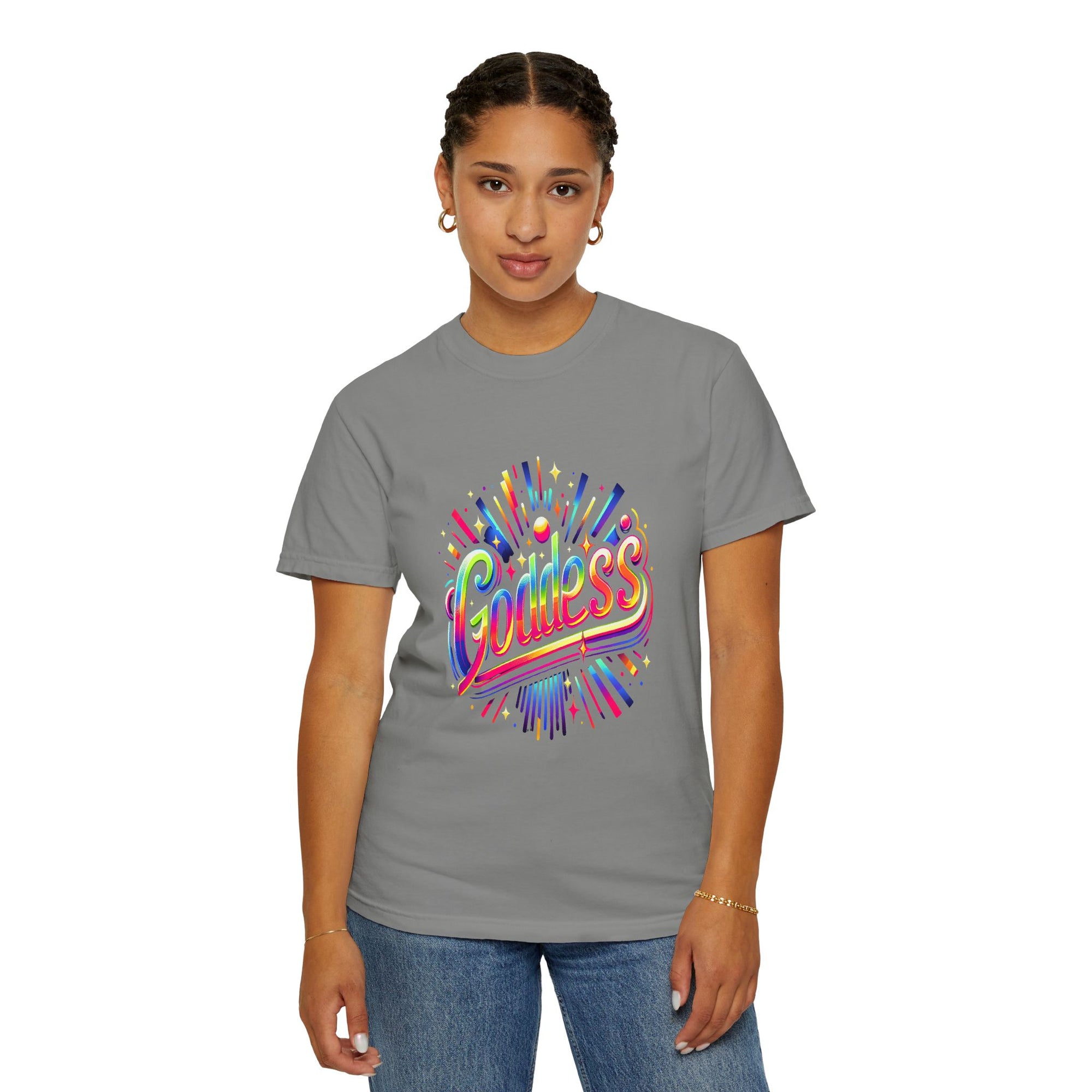 Unisex Garment-Dyed Goddess T-shirt