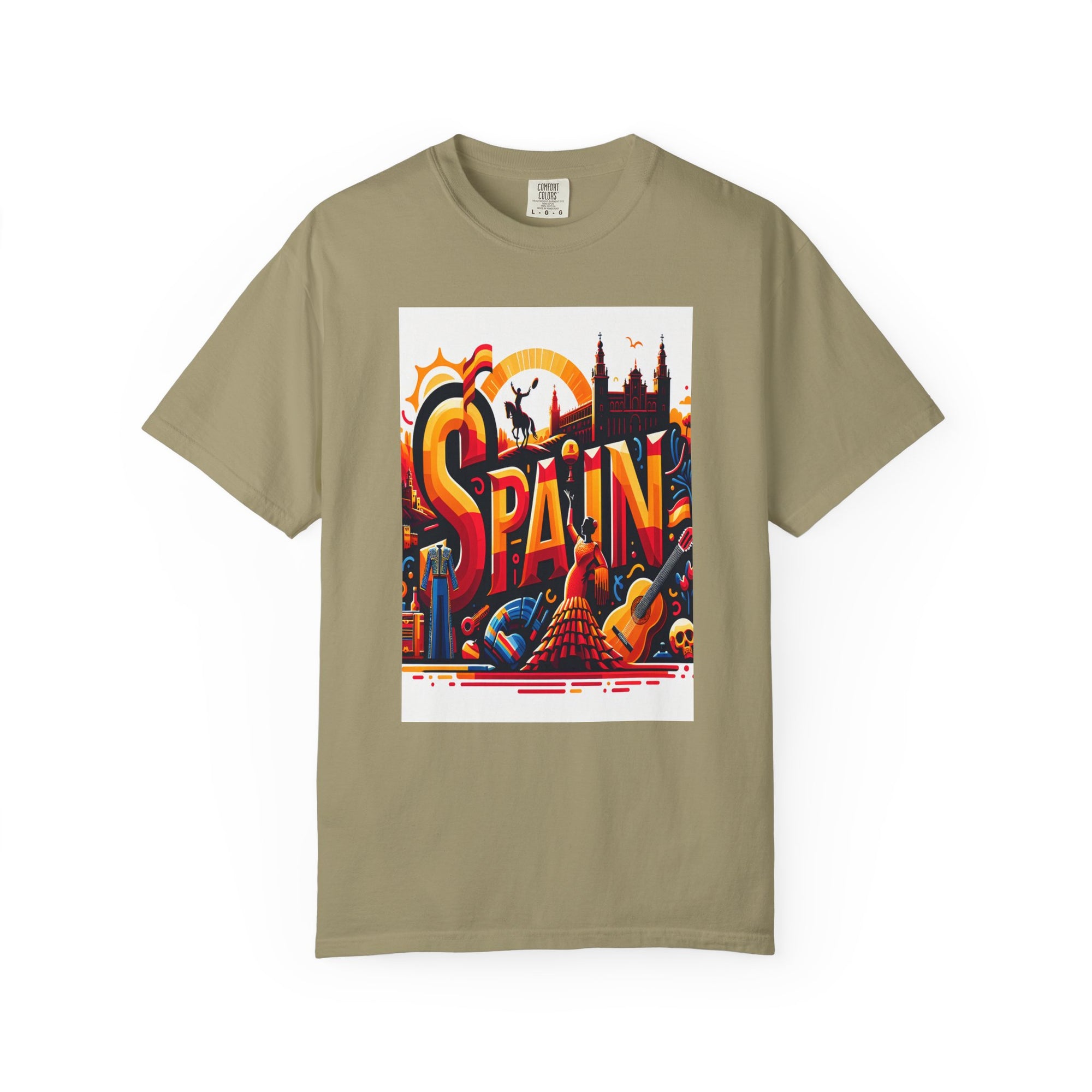 Unisex Spain Printed T-shirt