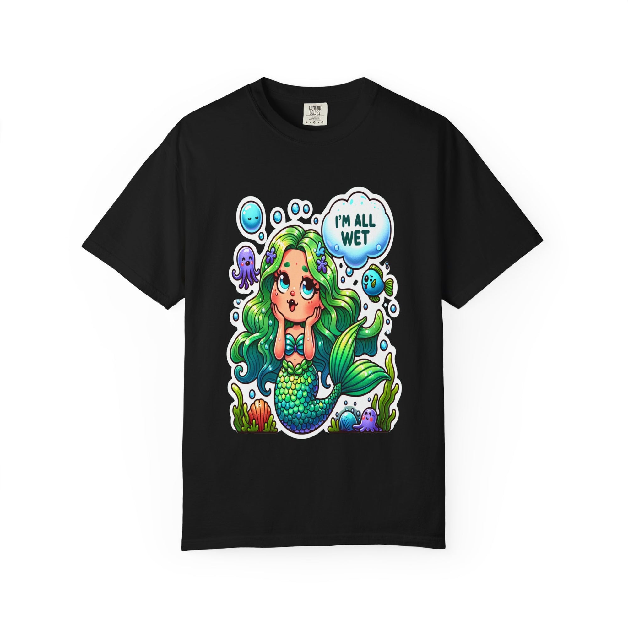 Unisex Garment-Dyed Mermaid T-shirt