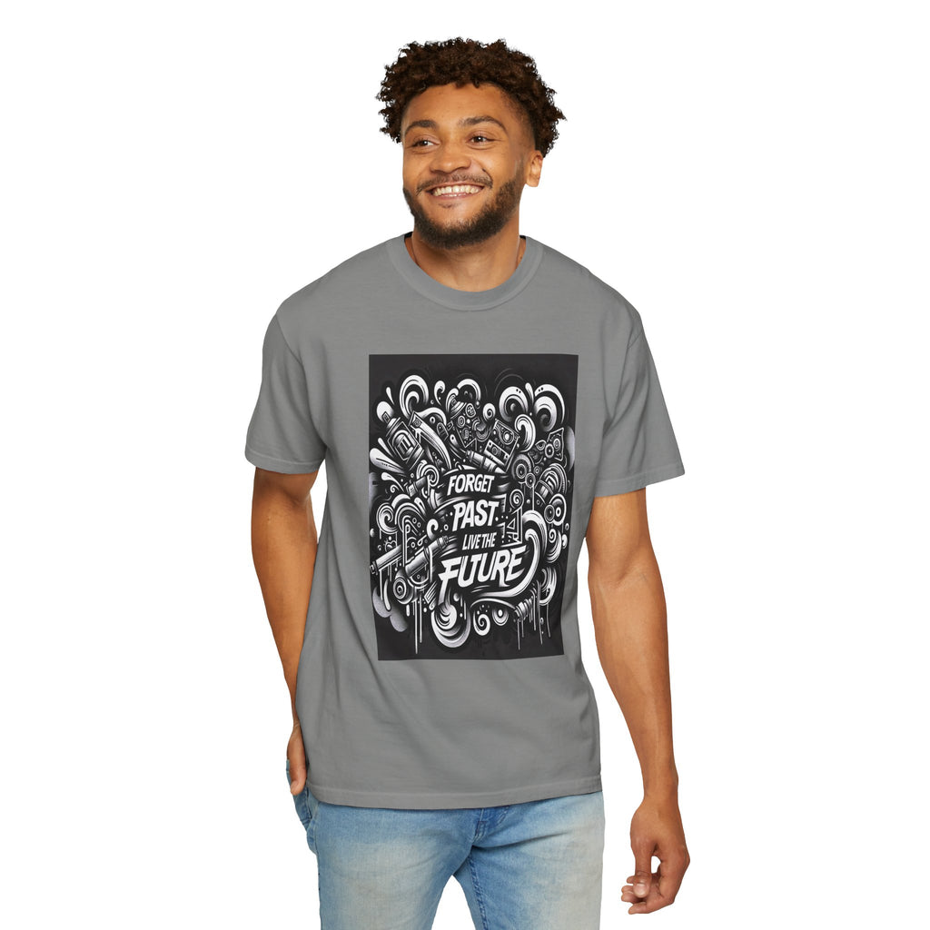 Unisex Forget Past Live the Future Graphic Printed T-shirt
