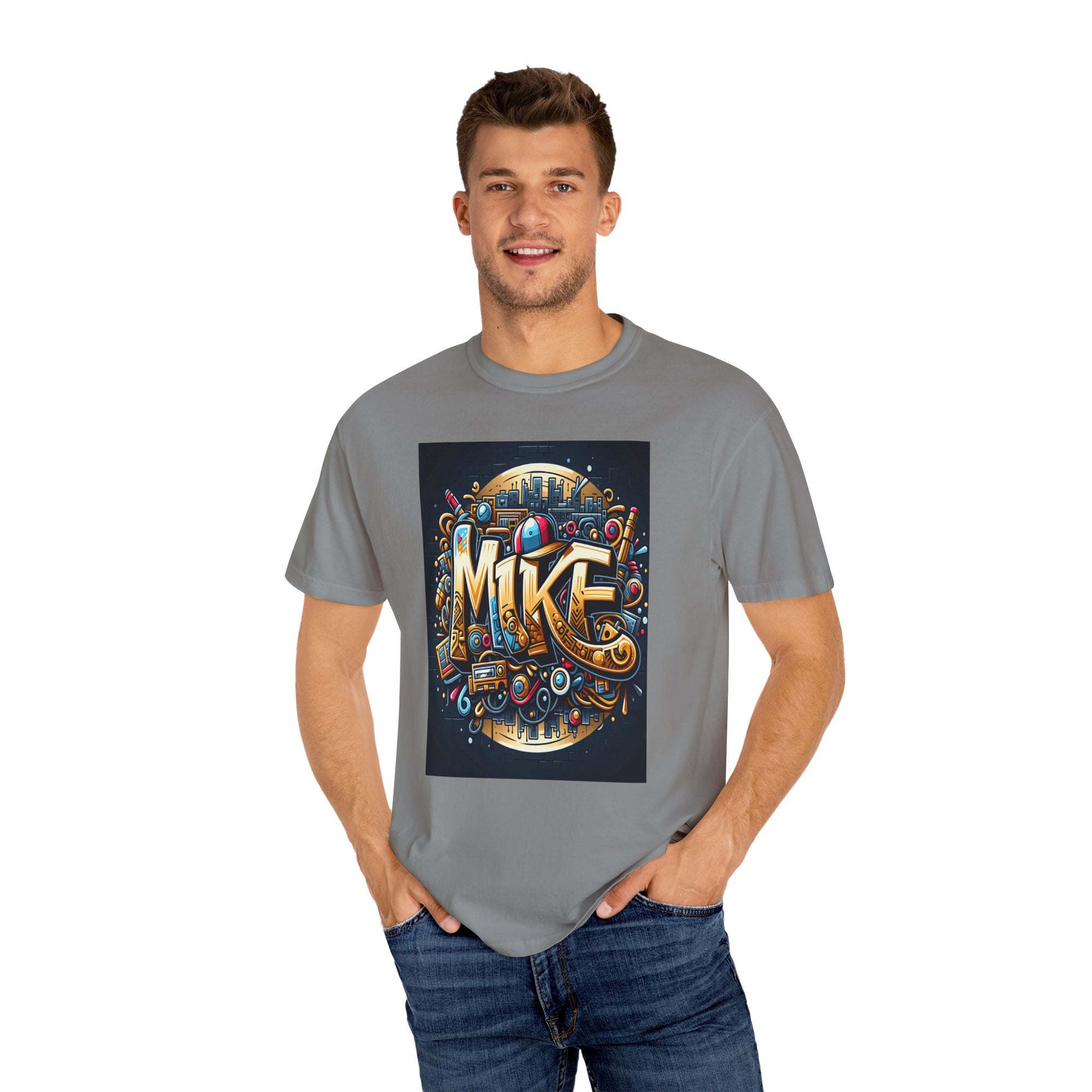 Unisex Name Mike Graphic Printed T-shirt