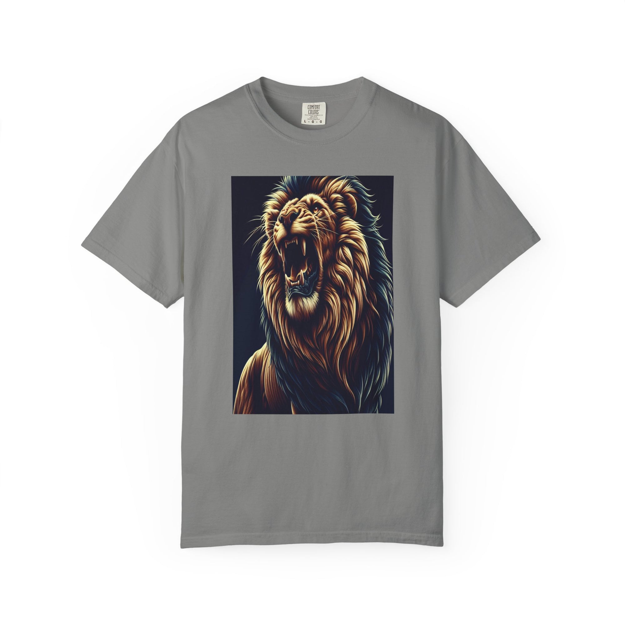 Unisex Lion Printed T-shirt