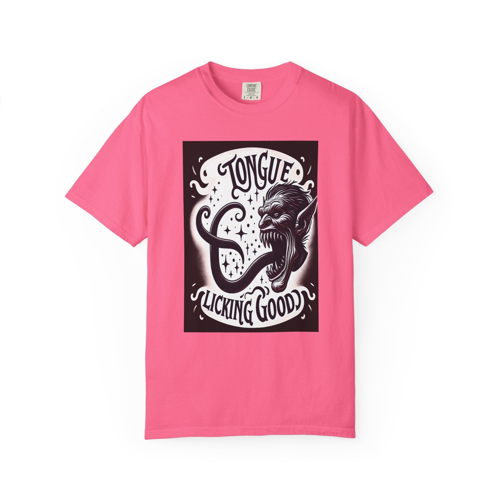 Unisex Monster Tongue Graphic Printed T-shirt