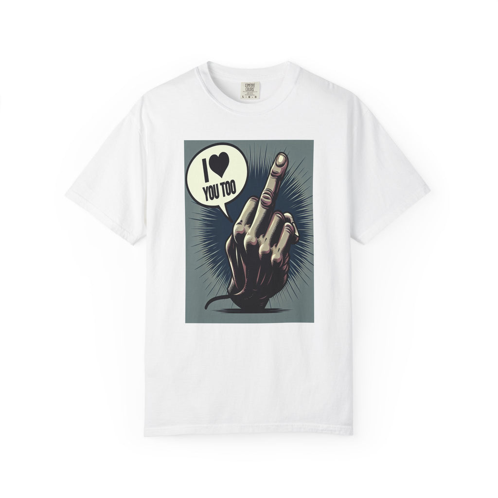 Unisex Flip the Bird Graphic Printed T-shirt