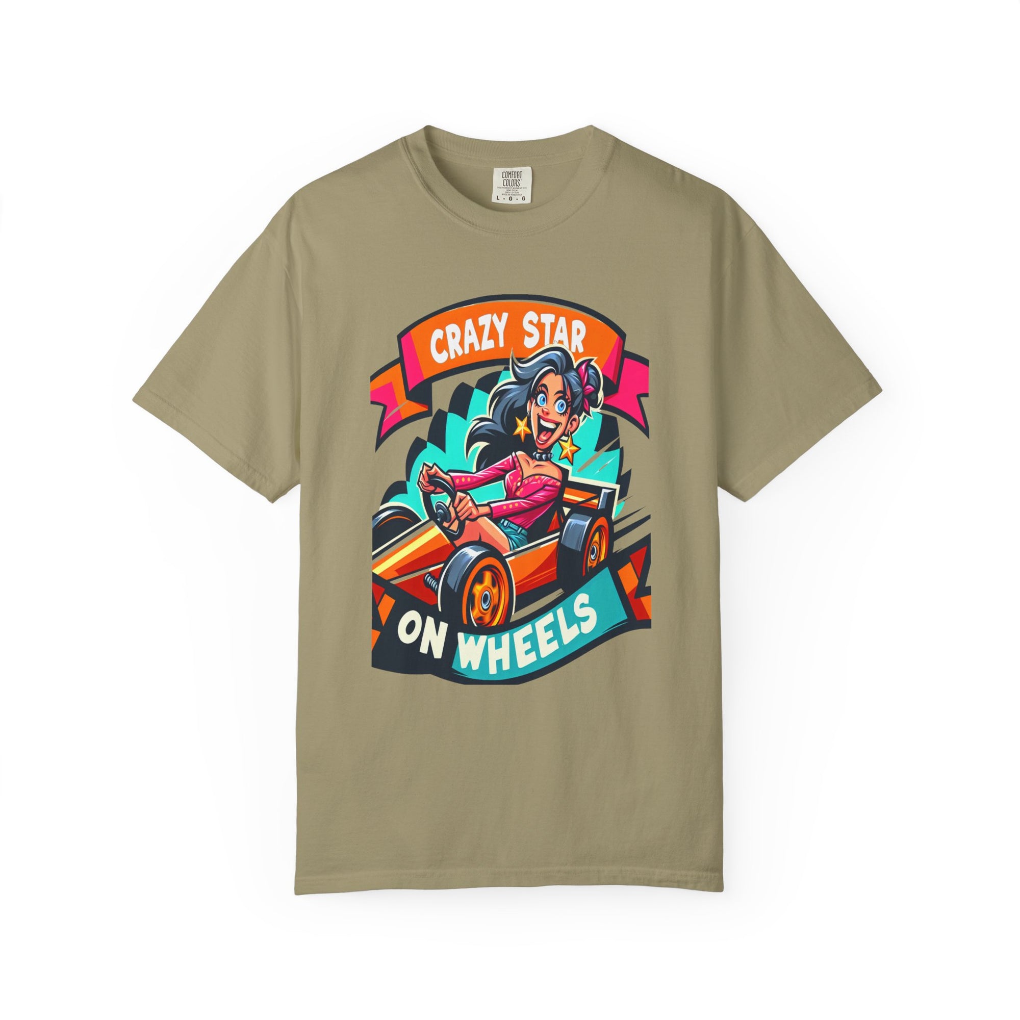 Unisex Crazy Star Graphic Printed T-shirt