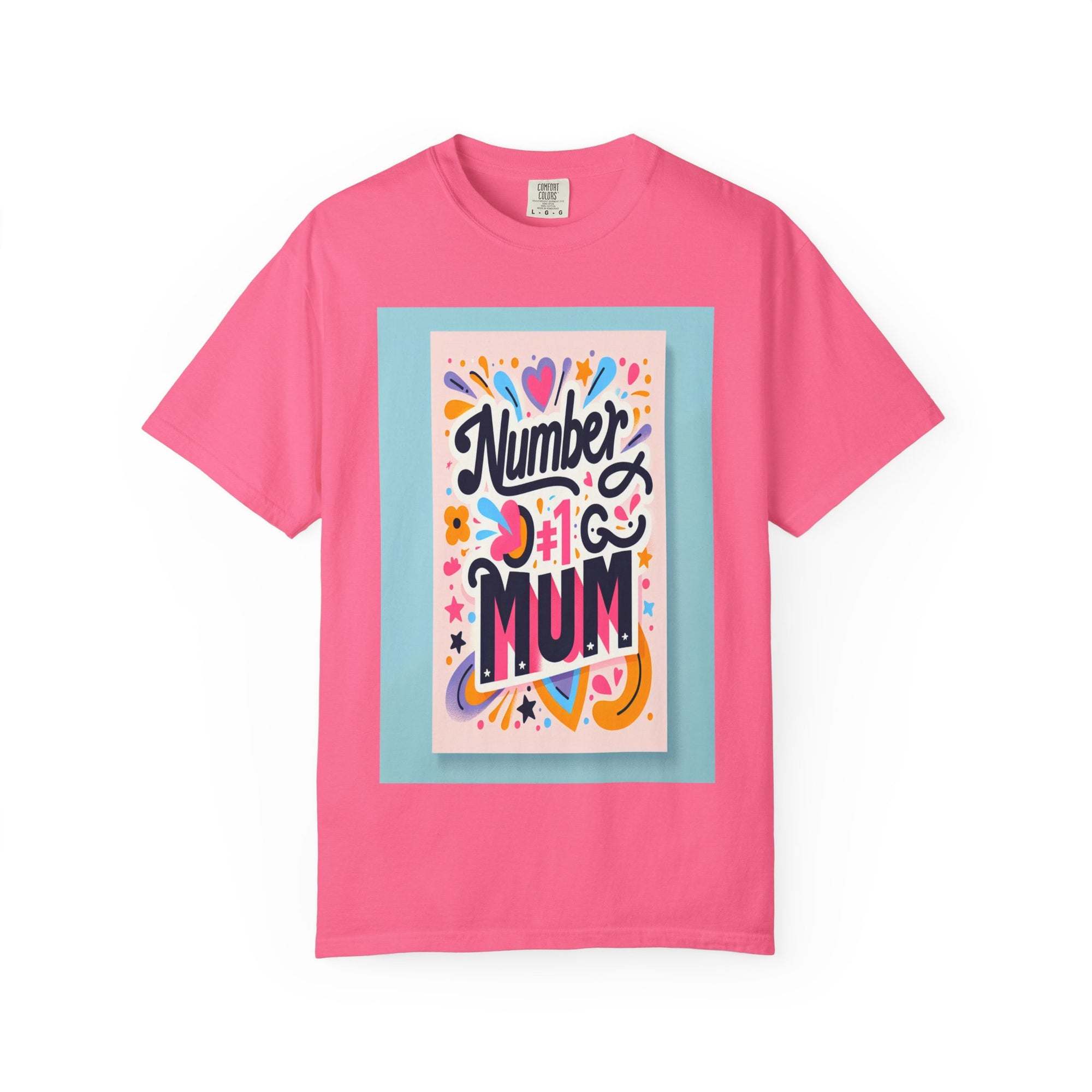 Unisex Garment-Dyed Number 1 Mum T-shirt