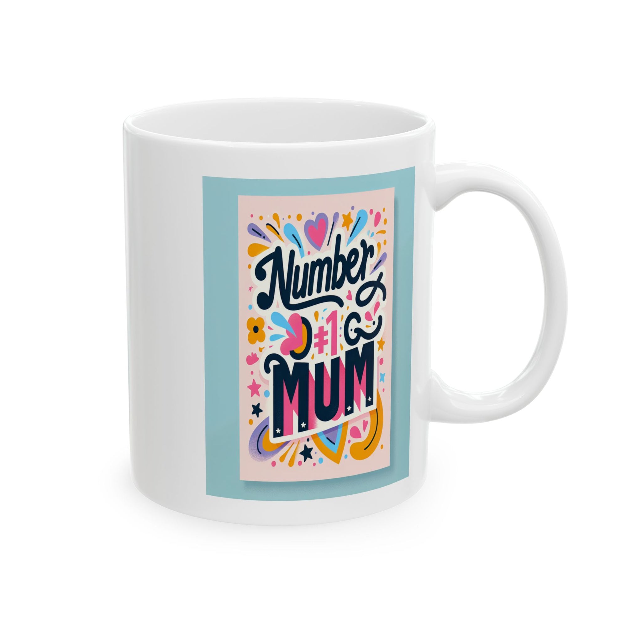 Number 1 Mum Ceramic Mug, (11oz)