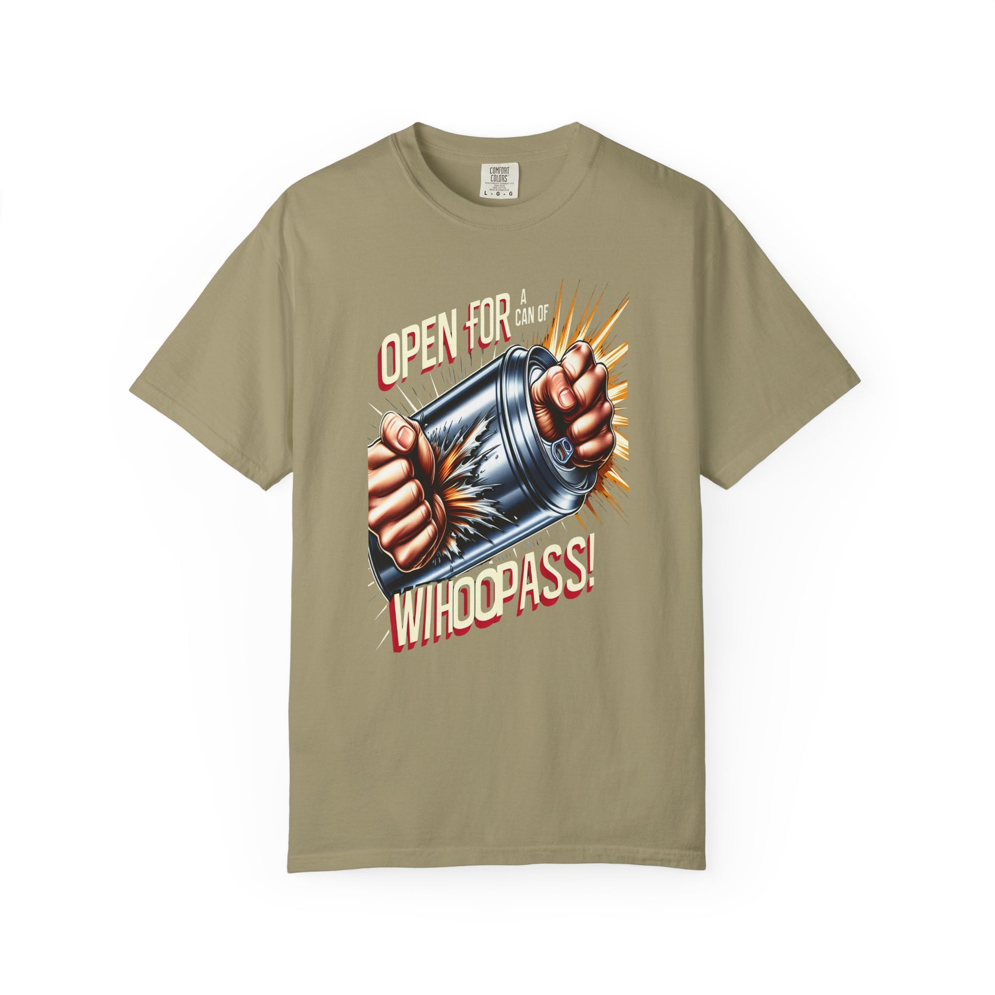 Unisex Can of Whoopass Graphic Printed T-shirt