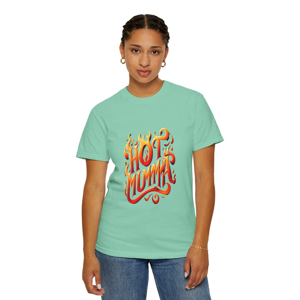 Unisex Garment-Dyed Hot Mumma T-shirt