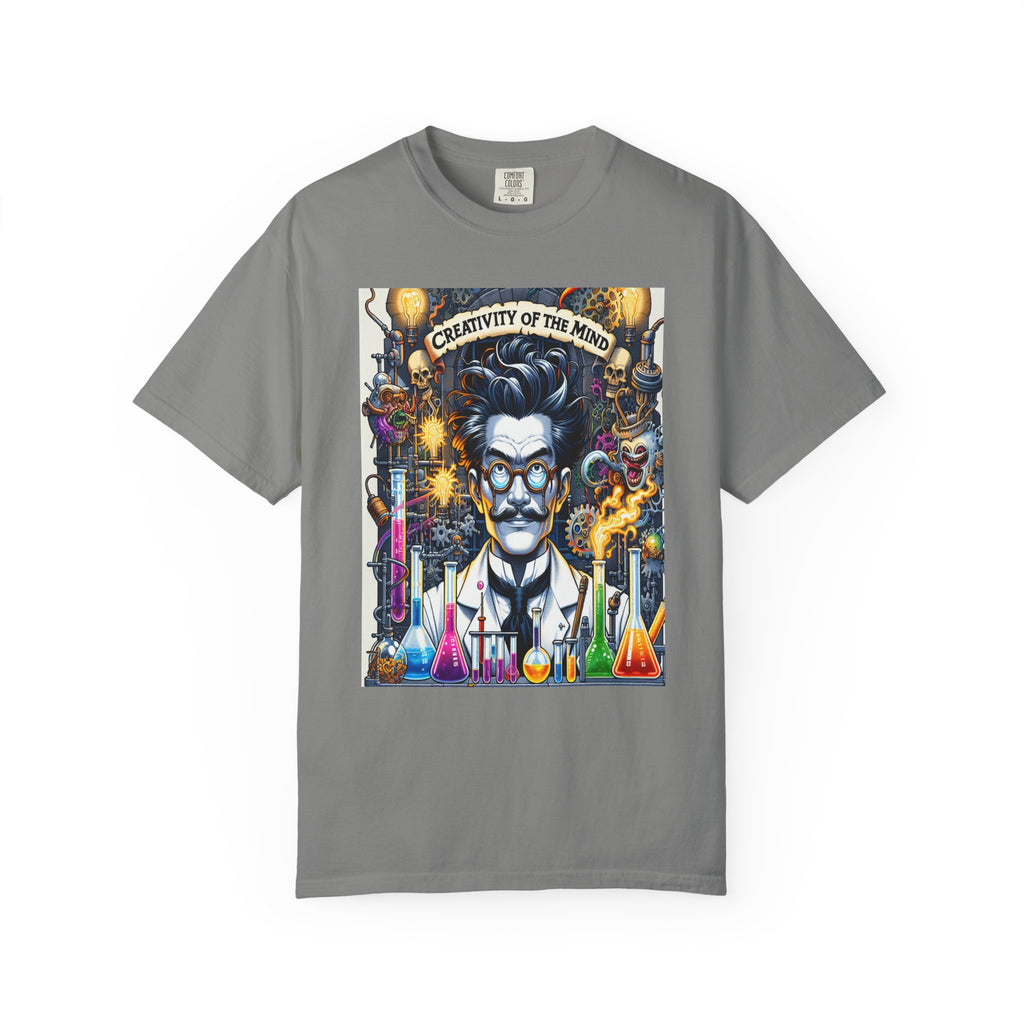 Unisex Mad Scientist Graphic Printed T-shirt