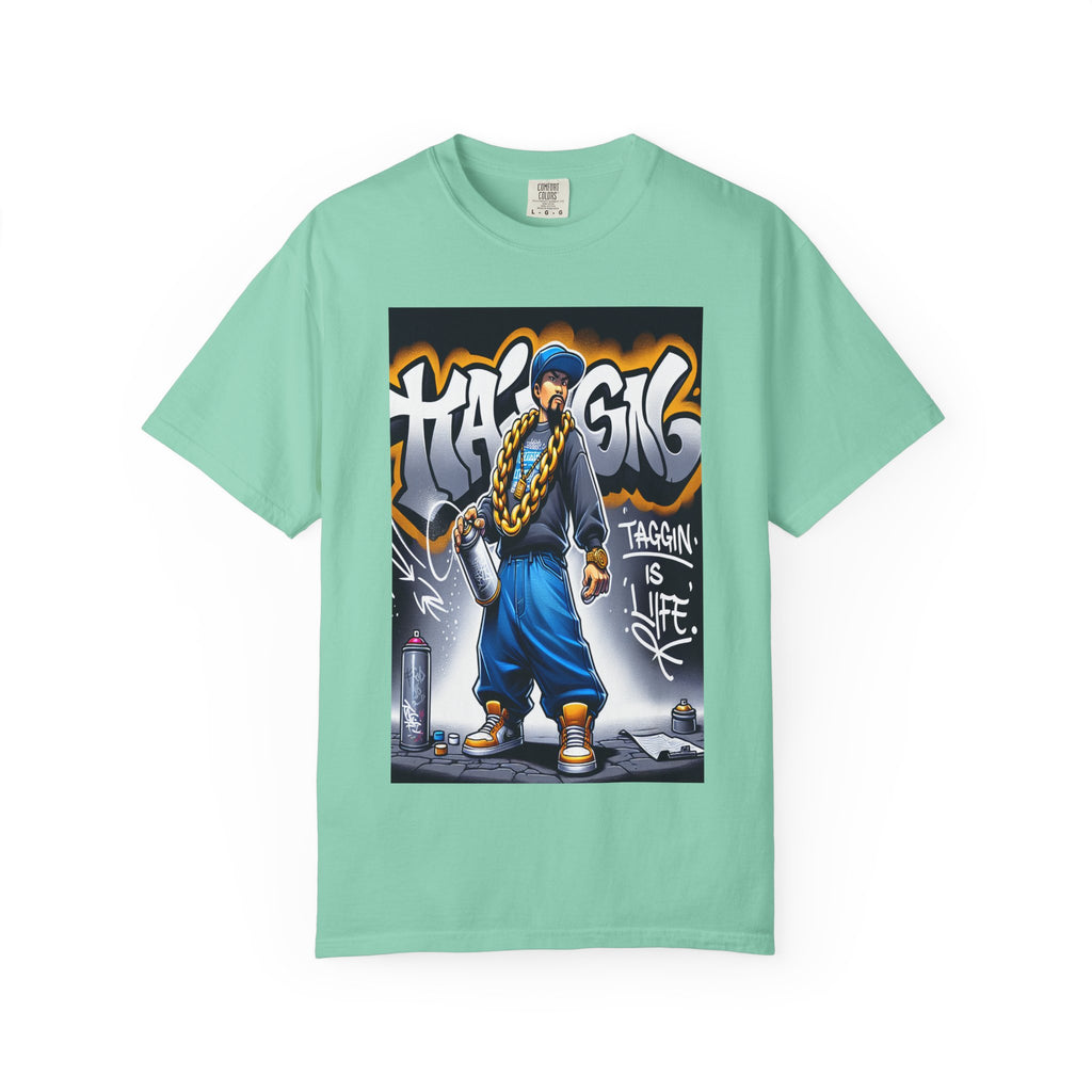 Unisex Taggin is Life Graphic Printed T-shirt