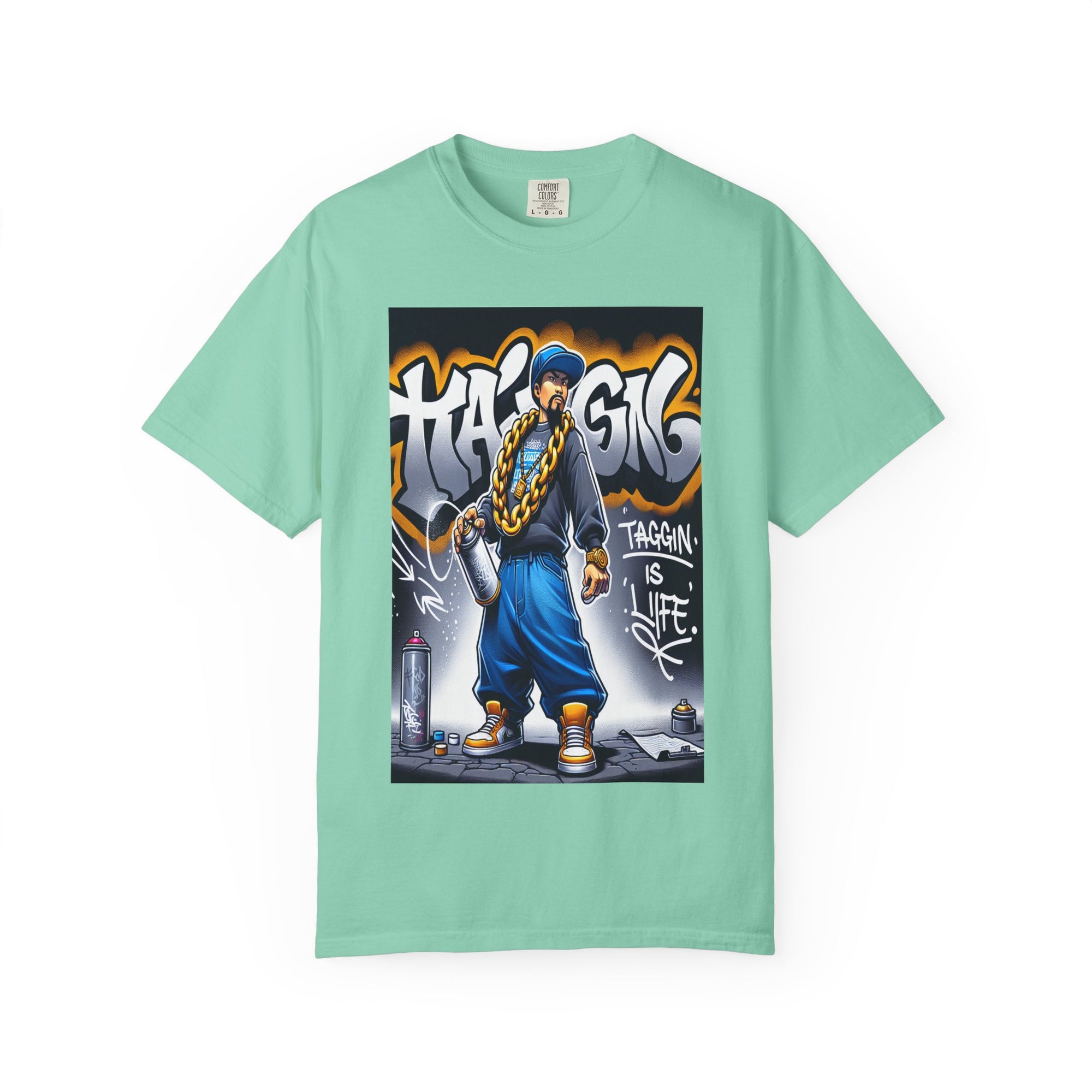 Unisex Taggin is Life Graphic Printed T-shirt