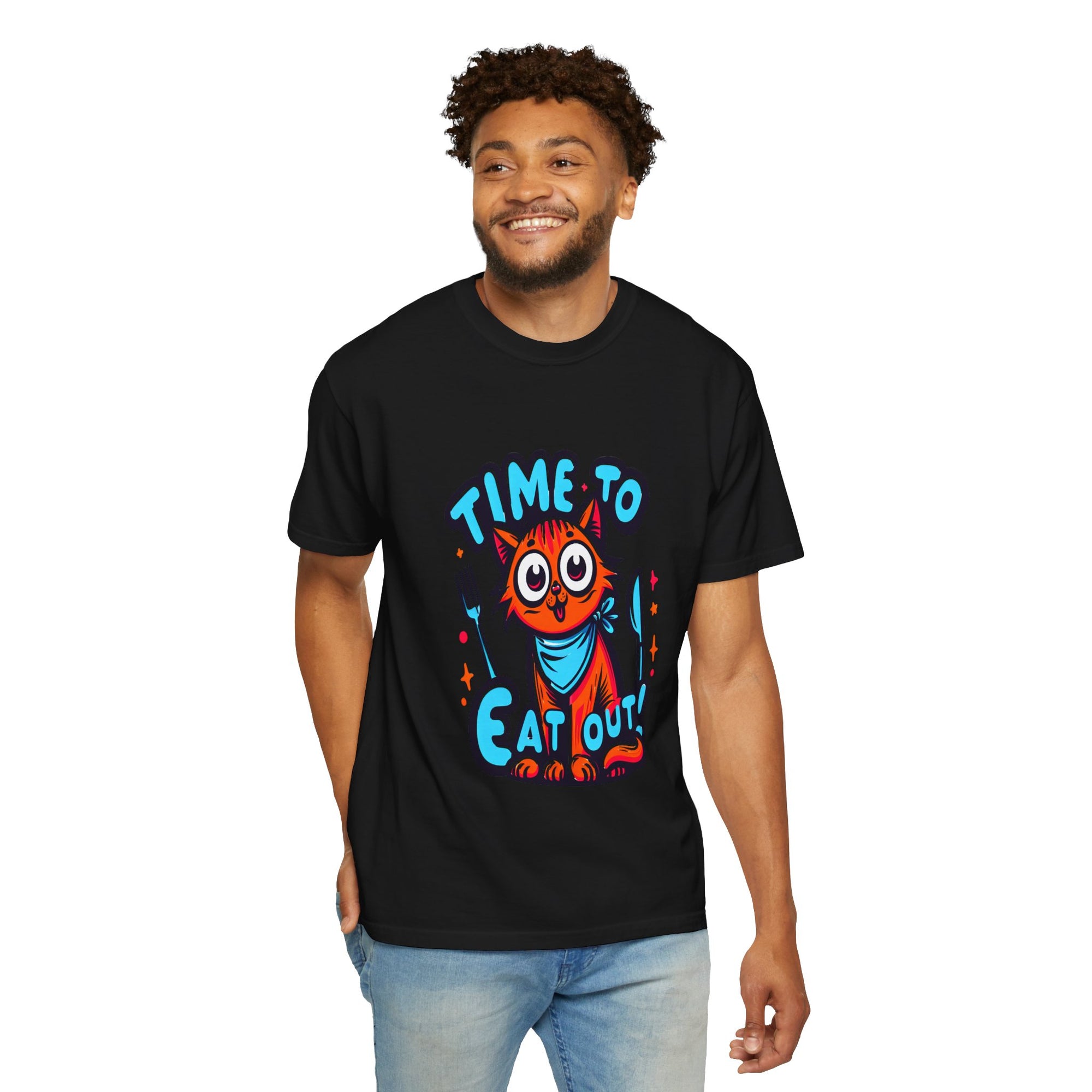 Unisex Time to Eat Out Graphic Printed T-shirt