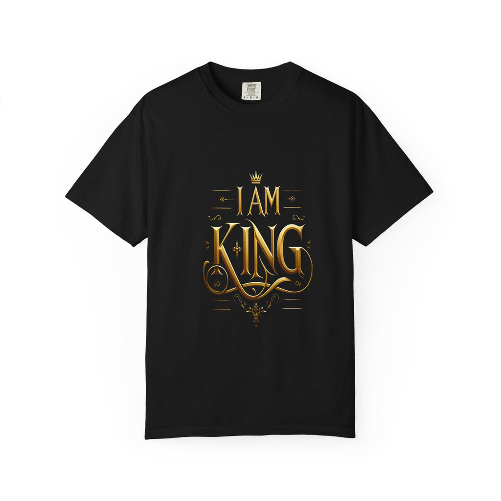 Unisex Garment-Dyed I Am King T-shirt