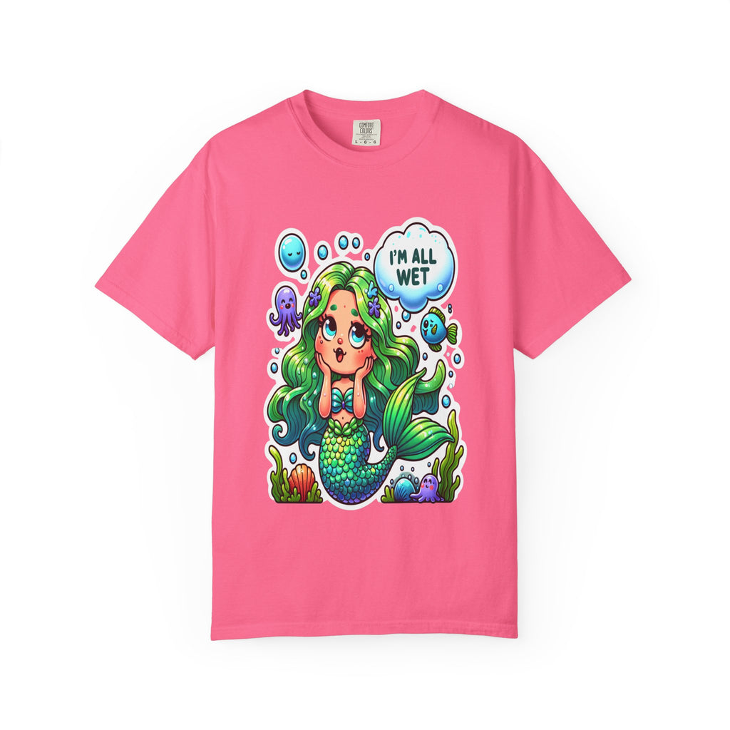 Unisex Garment-Dyed Mermaid T-shirt