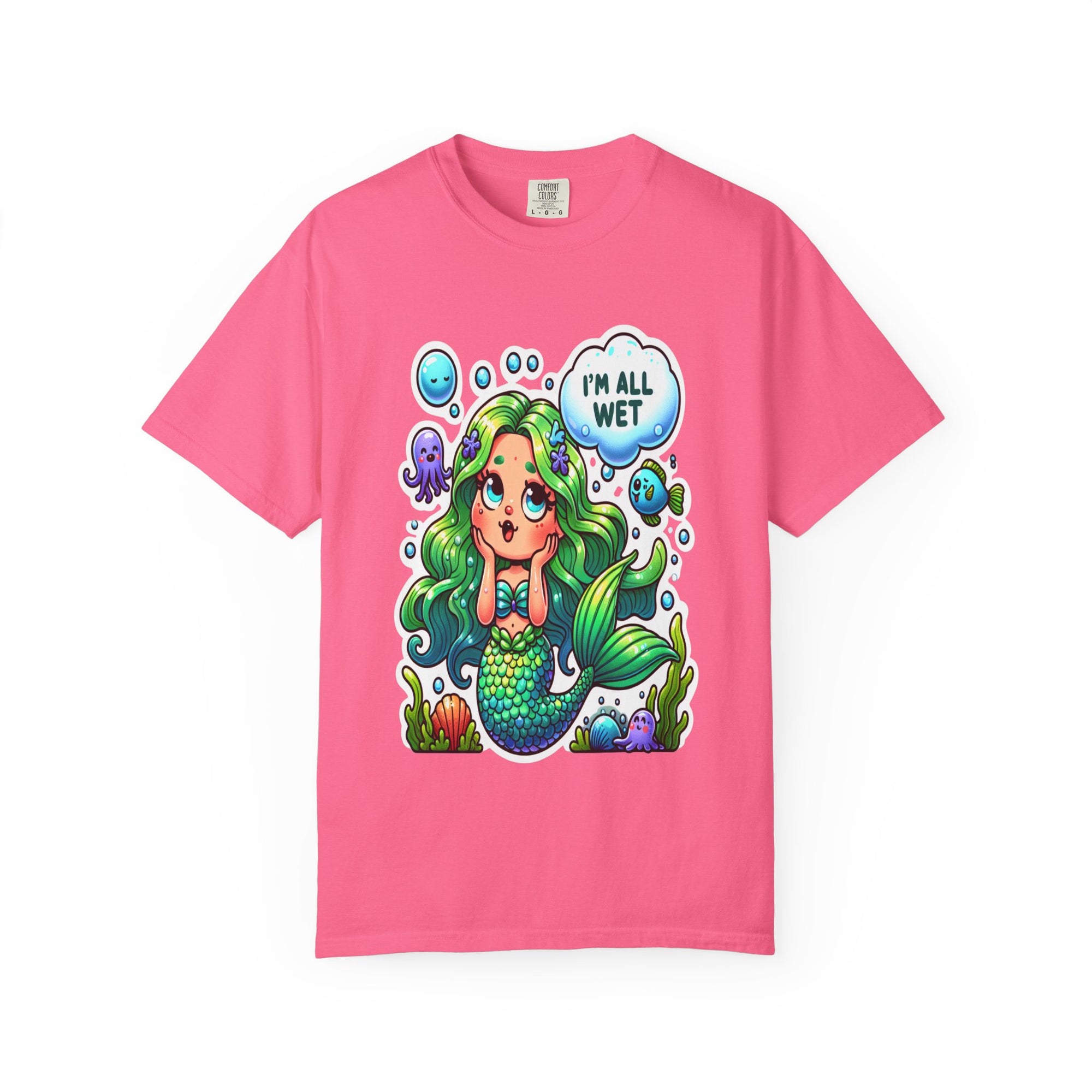 Unisex Garment-Dyed Mermaid T-shirt
