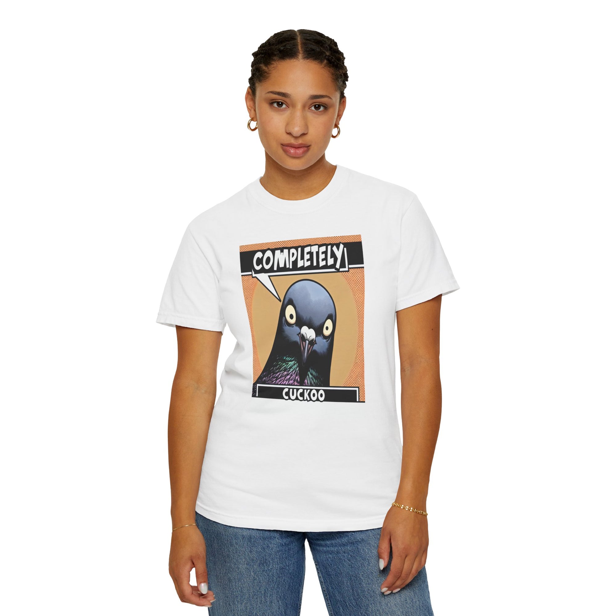 Unisex Completely Cuckoo Graphic Printed T-shirt