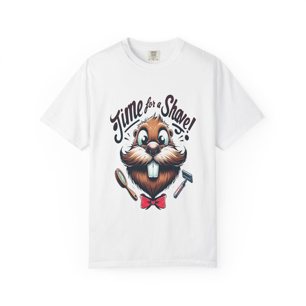 Unisex Time for a Shave Graphic Printed T-shirt