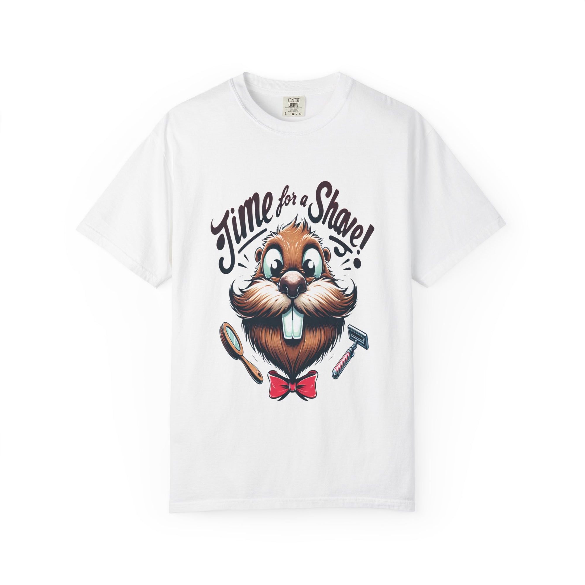 Unisex Time for a Shave Graphic Printed T-shirt
