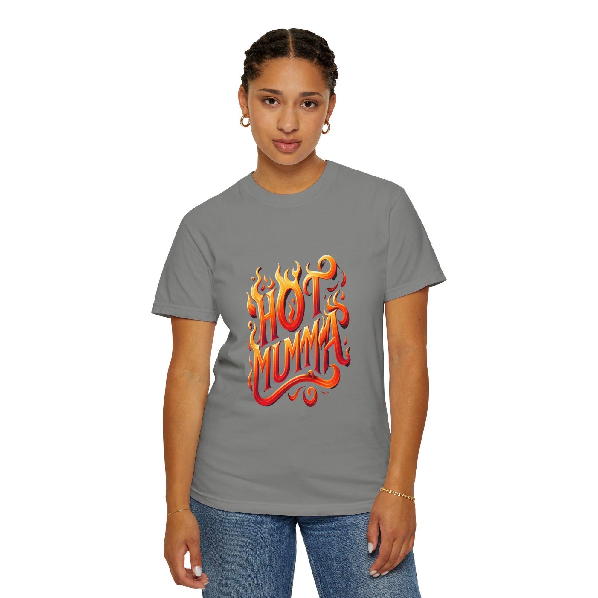 Unisex Garment-Dyed Hot Mumma T-shirt