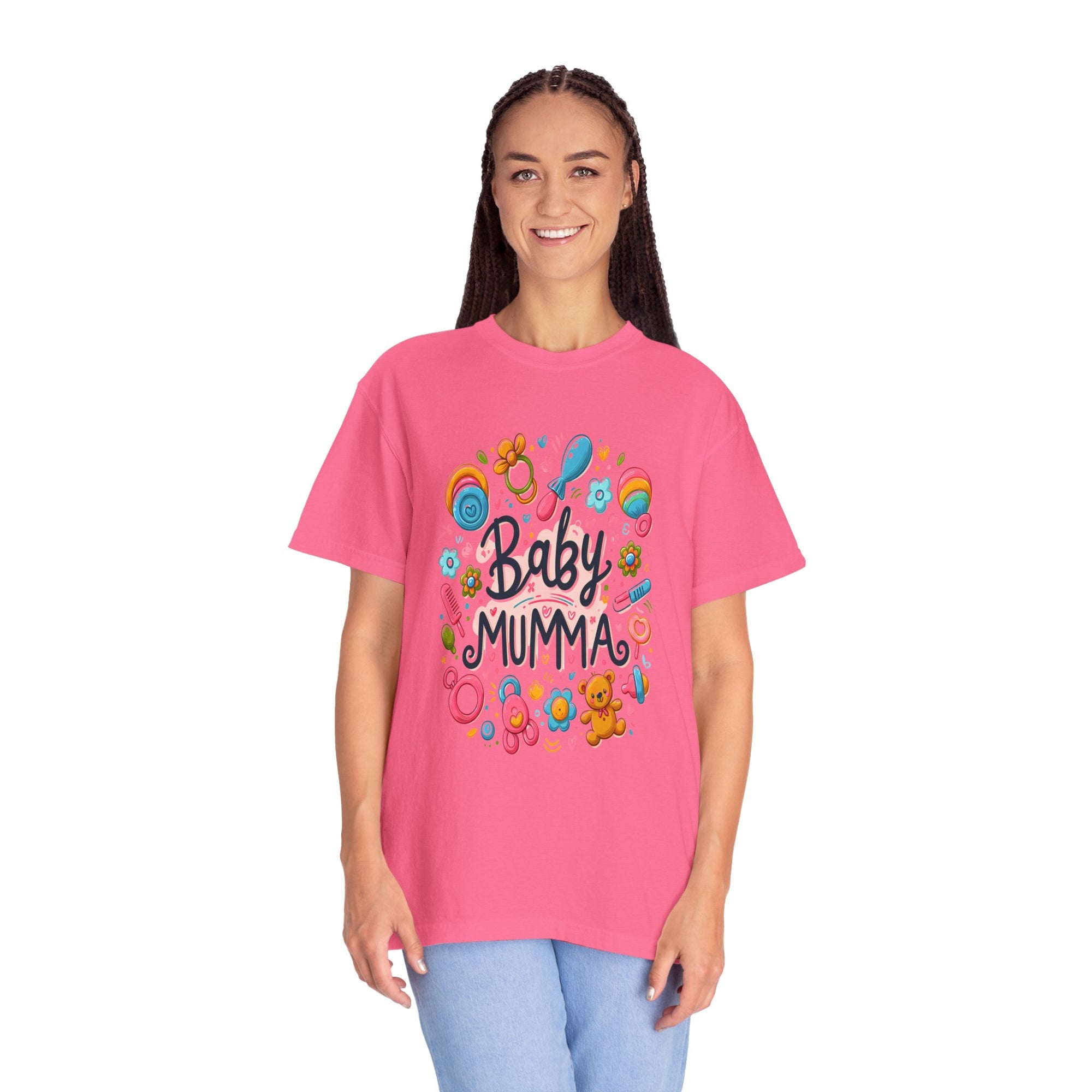 Unisex Garment-Dyed Baby Mumma T-shirt