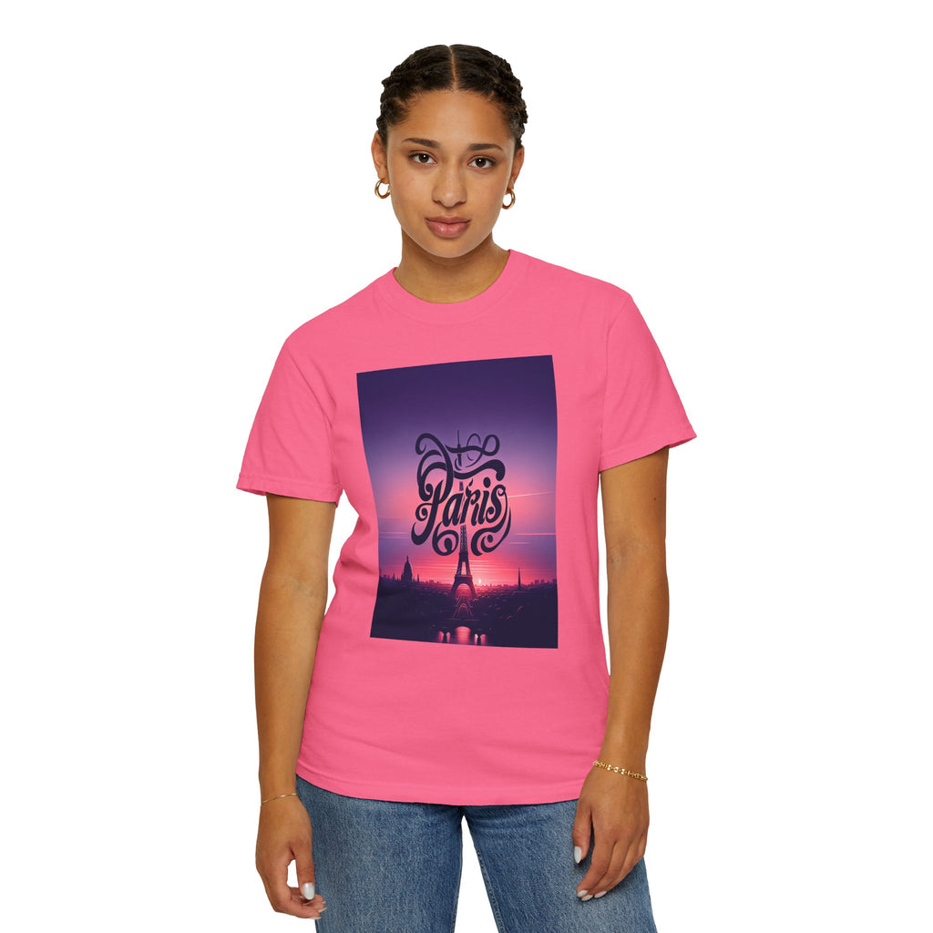 Unisex Paris Printed T-shirt