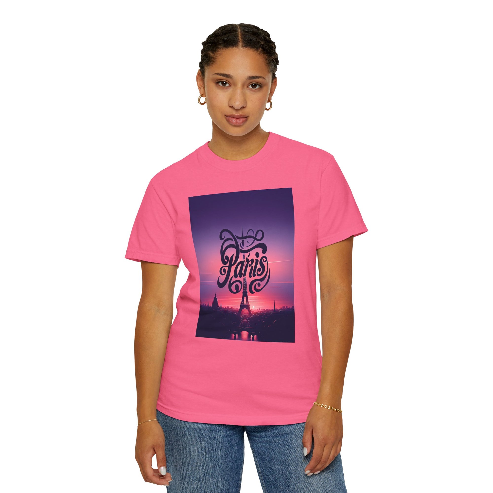 Unisex Paris Printed T-shirt