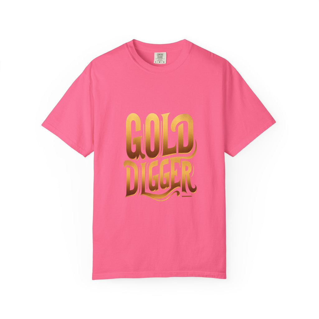 Unisex Garment-Dyed Gold Digger T-shirt