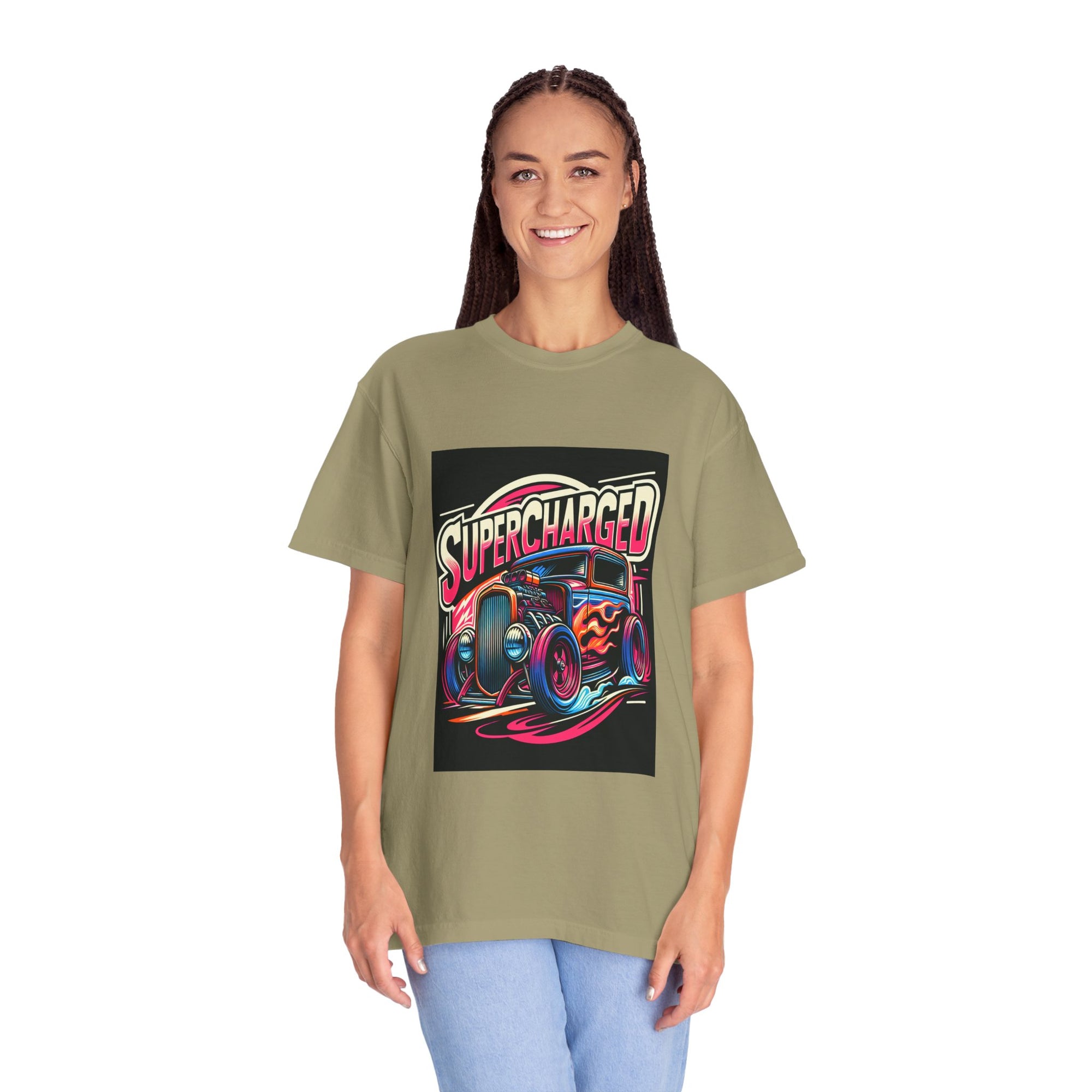 Unisex Supercharged Graphic Printed T-shirt