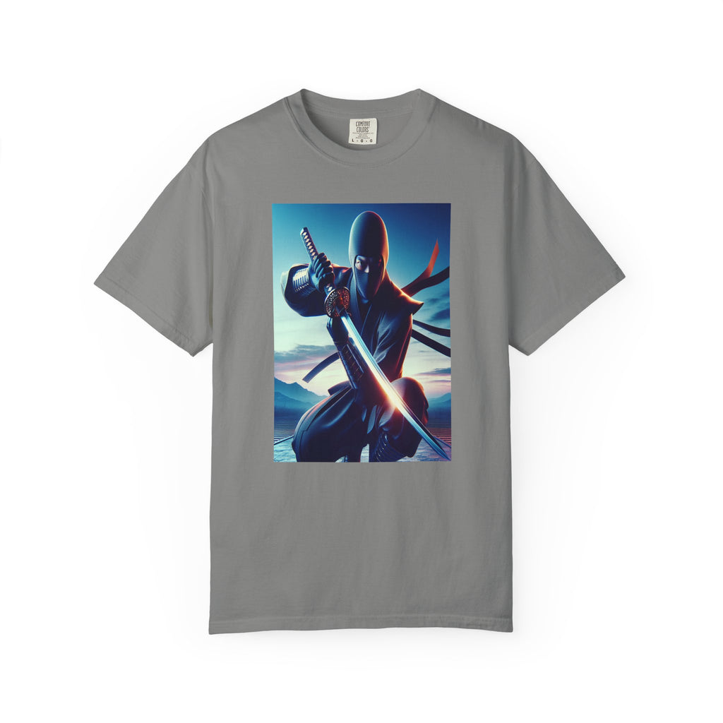 Unisex Ninja Crouch Graphic Printed T-shirt