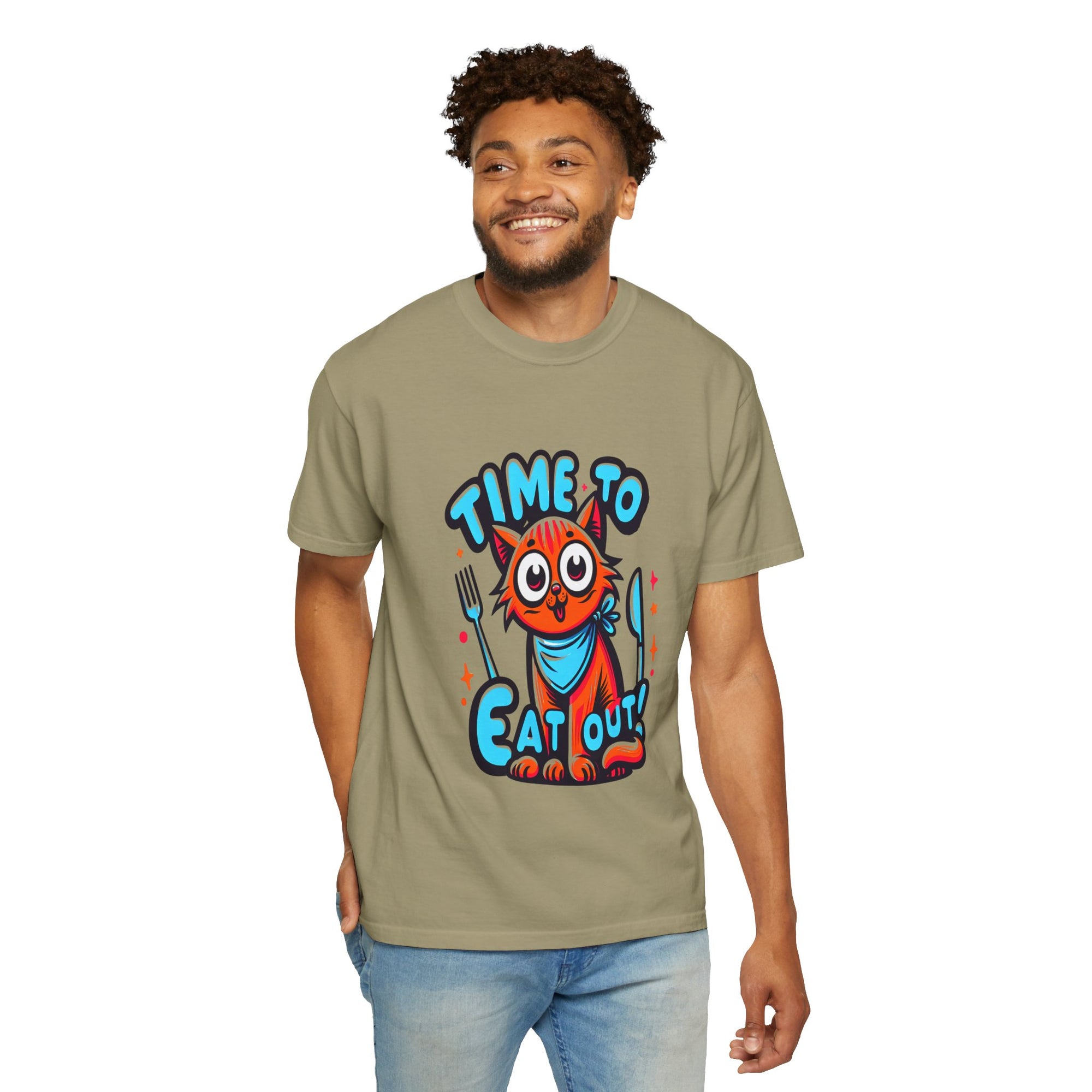 Unisex Time to Eat Out Graphic Printed T-shirt